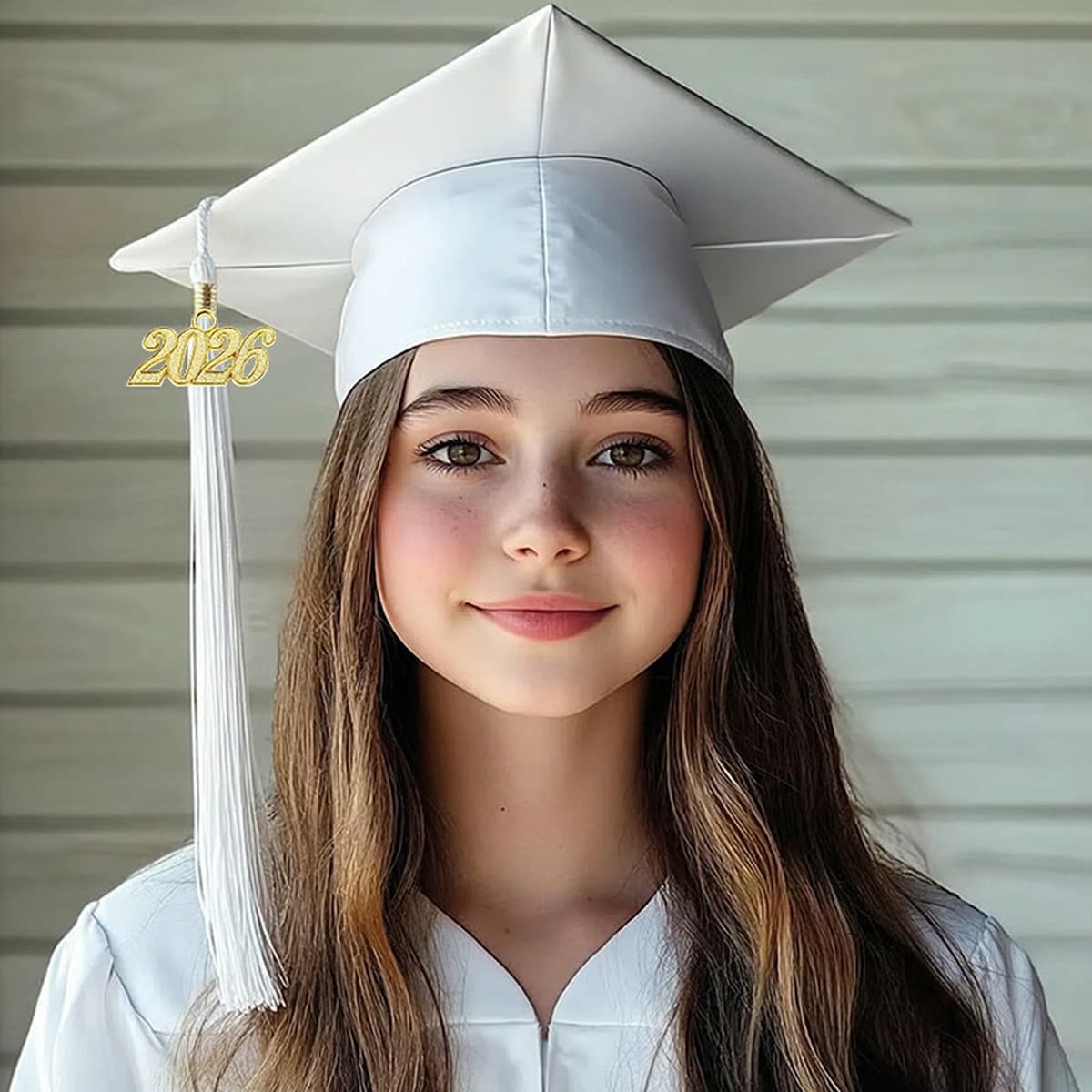 Выпускная шапочка 2026 года для бакалавров, выпускников университетов и старших классов с указателем года, регулируемый...