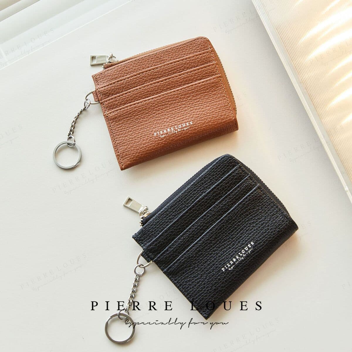 Трансграничный модный модный простой кошелек для монет, корейская версия, однотонный чехол для монет на молнии, небольшой...