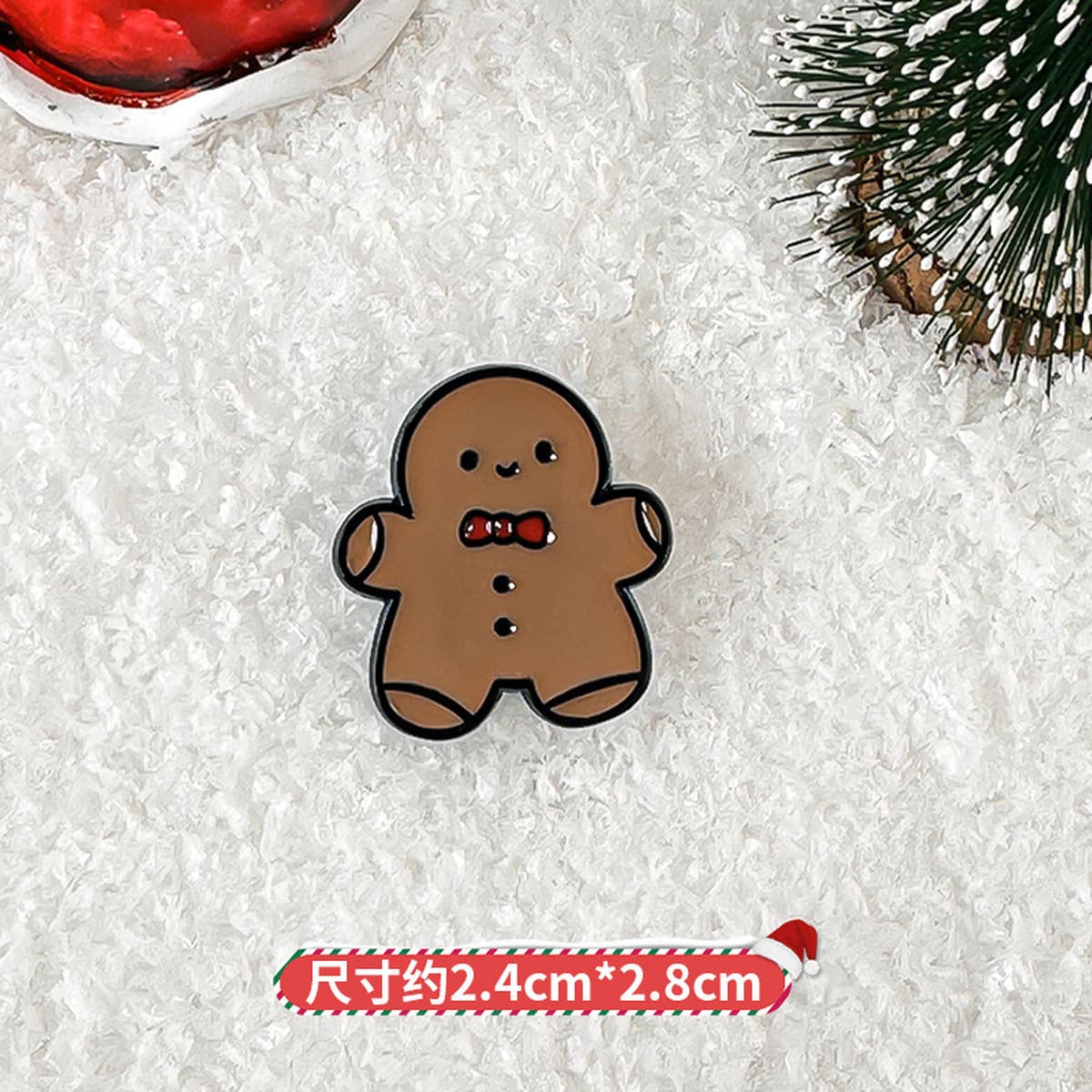 Рождественская брошь аксессуар милый мультфильм металлическая рождественская серия DIY капли масло значок булавка...