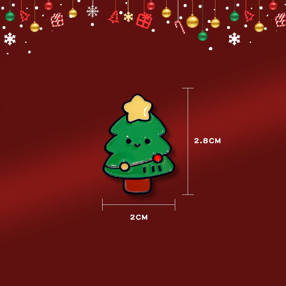 Рождественская брошь мультфильм капли масла металлический значок рождественские украшения старик дерево Лось колокольчик...