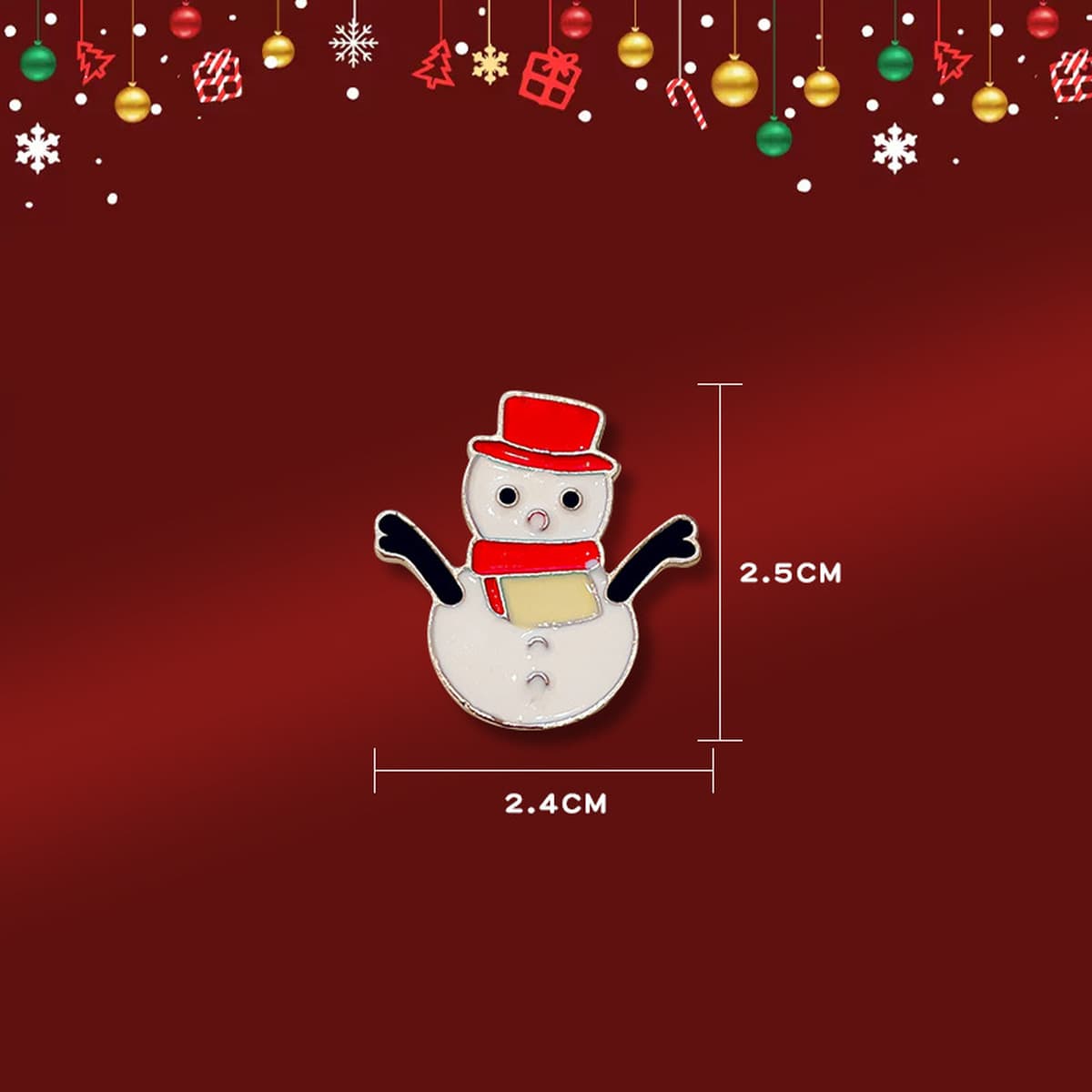 Рождественская брошь мультфильм капли масла металлический значок рождественские украшения старик дерево Лось колокольчик...