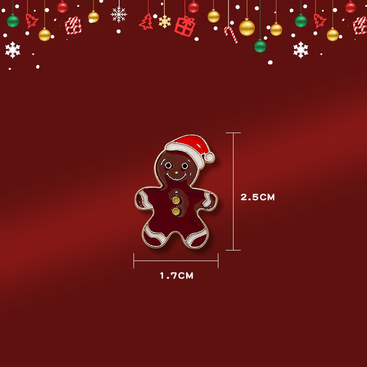 Рождественская брошь мультфильм капли масла металлический значок рождественские украшения старик дерево Лось колокольчик...