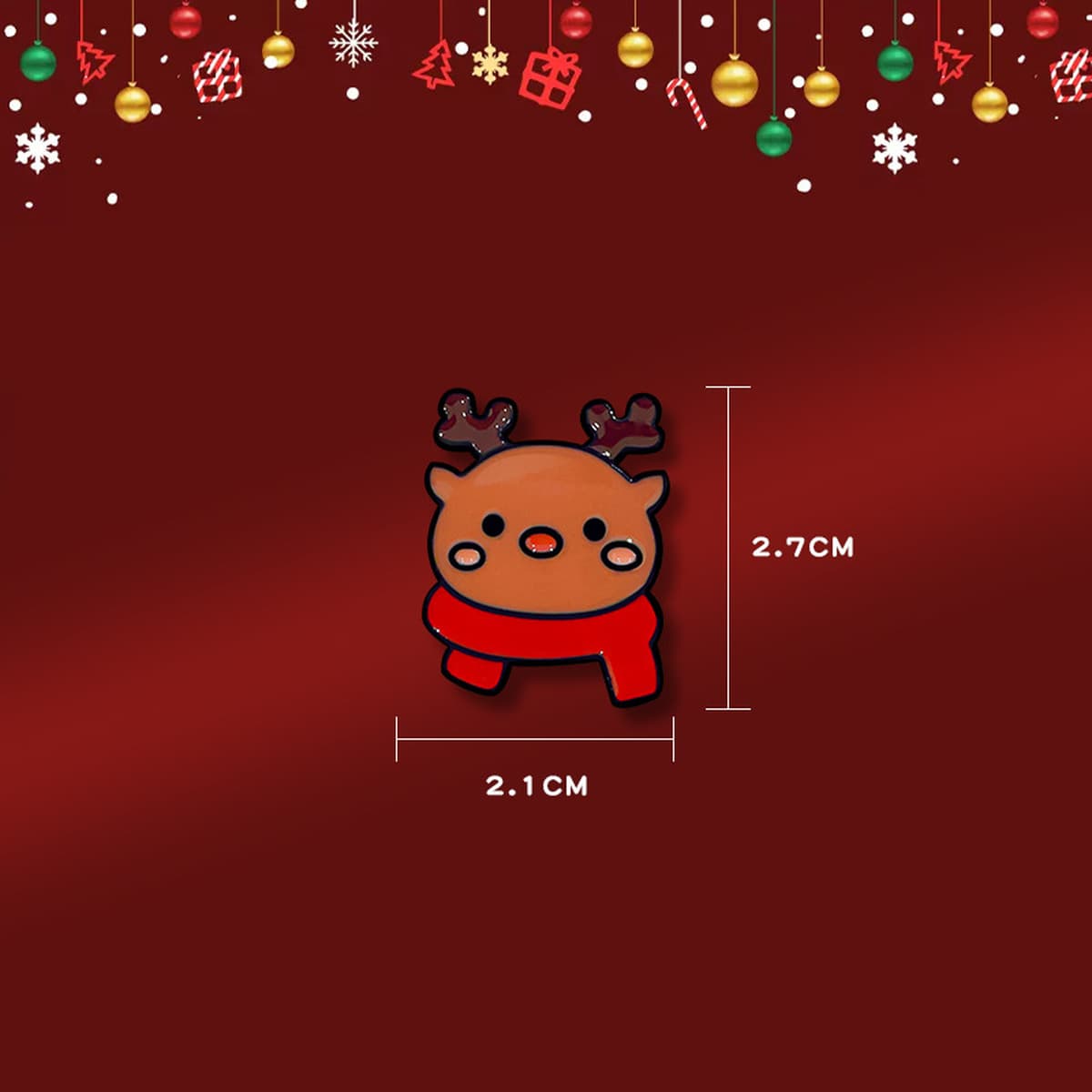 Рождественская брошь мультфильм капли масла металлический значок рождественские украшения старик дерево Лось колокольчик...