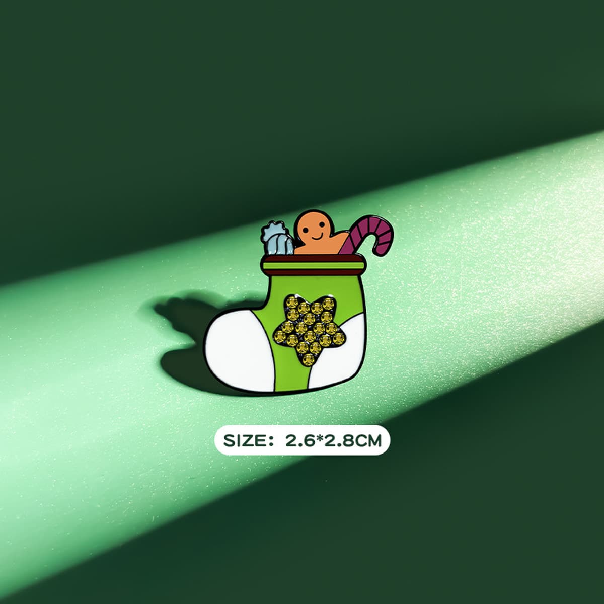 Рождественская брошь мультфильм капли масла металлический значок рождественские украшения старик дерево Лось колокольчик...