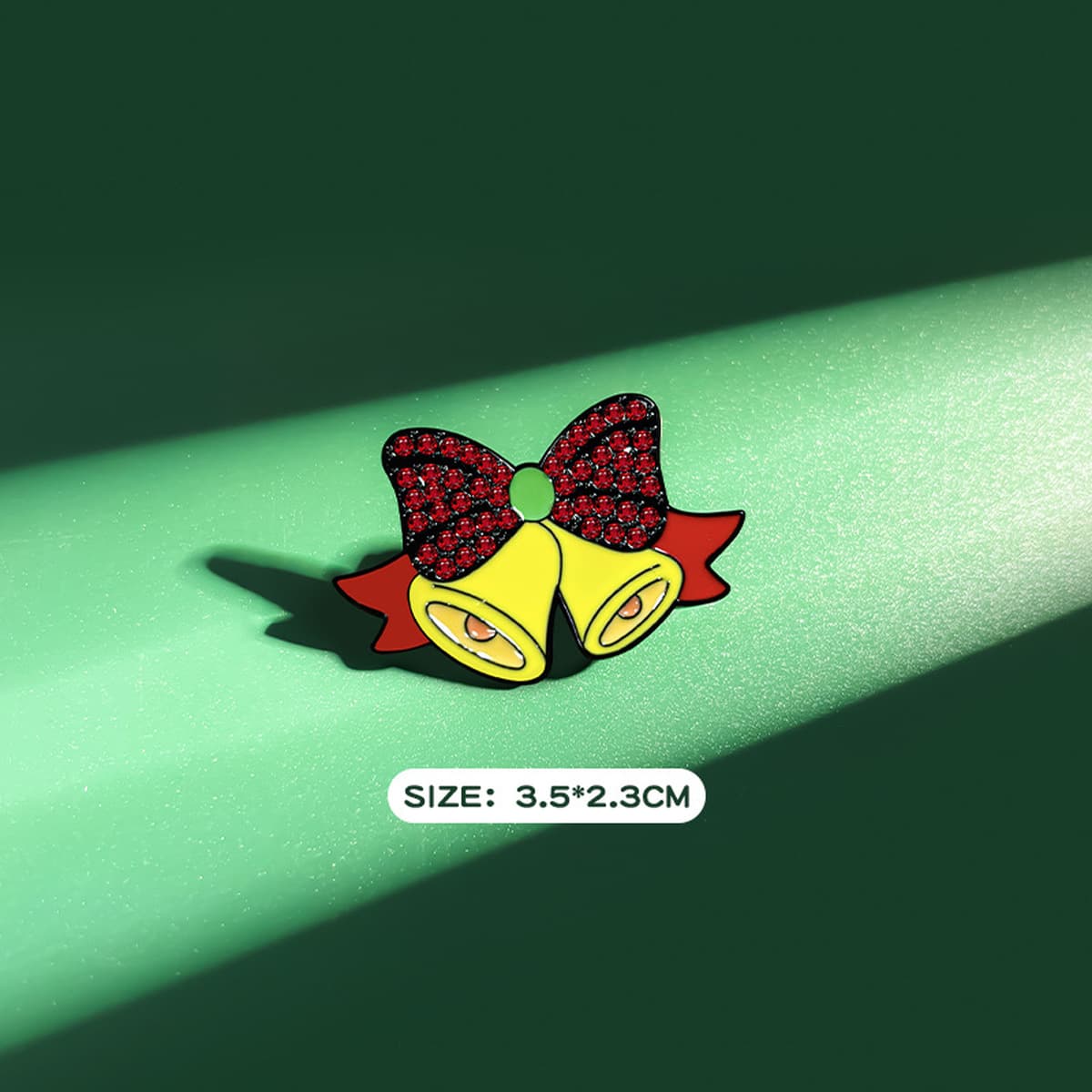 Рождественская брошь мультфильм капли масла металлический значок рождественские украшения старик дерево Лось колокольчик...