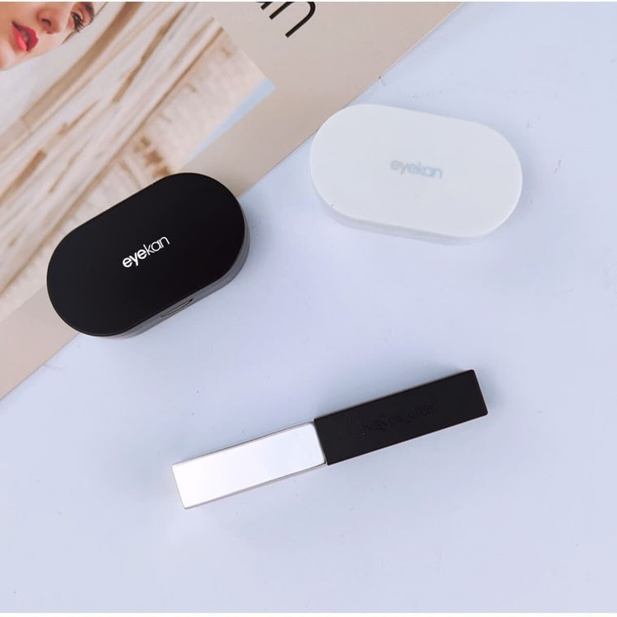 Кайда близорукость контактных линз чехол милый зрачок коробка Пара коробка простая портативная двойная коробка оптовая...