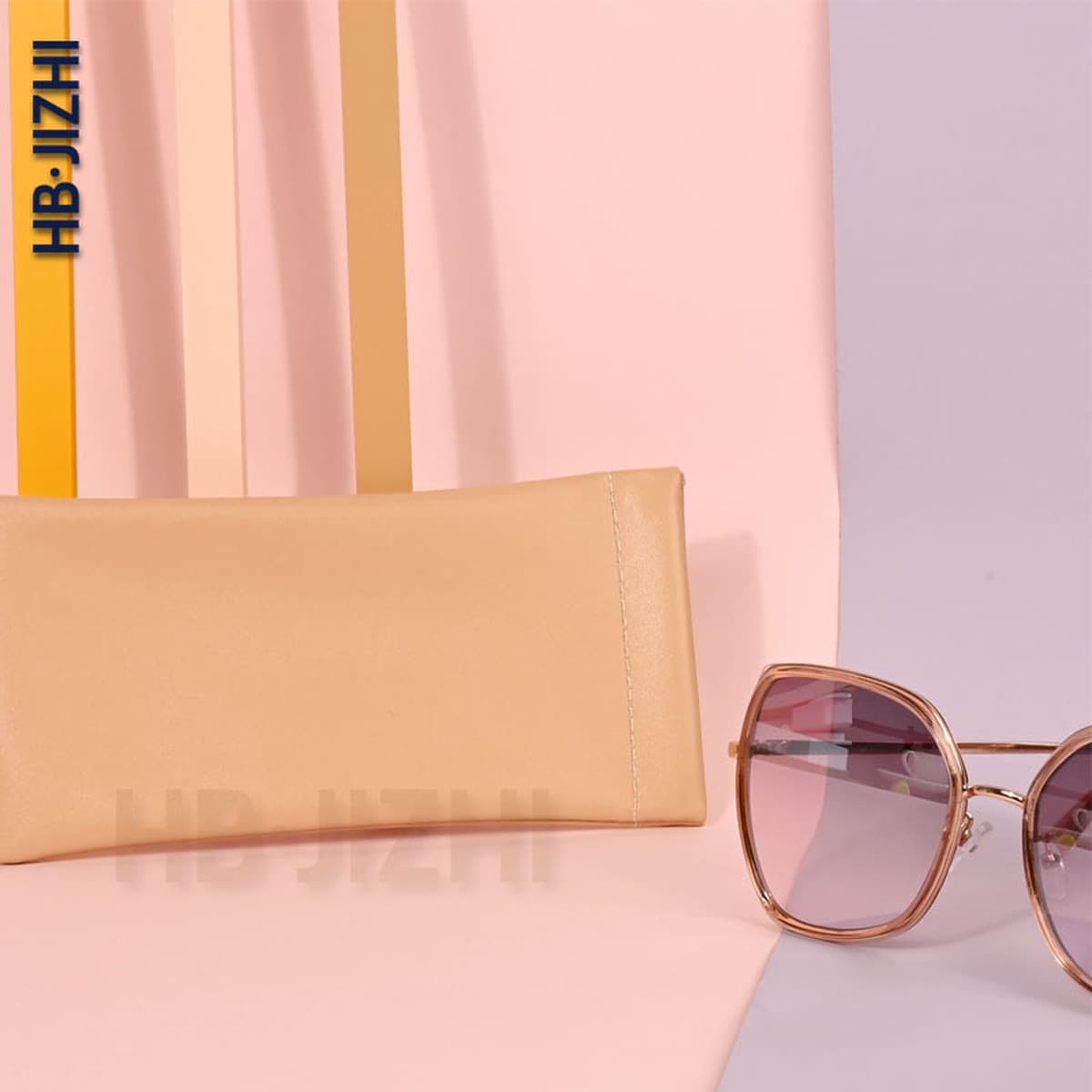 Отскакивает Очки Сумка Автоматическое закрытие Очки Сумка для хранения Кожаные солнцезащитные очки Солнцезащитные очки...