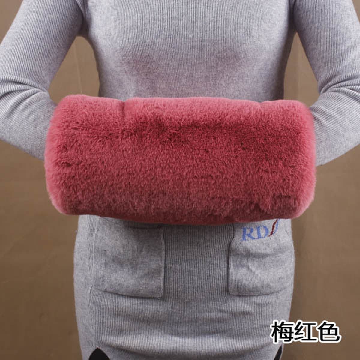 Осенне-зимняя Имитация меха кролика рекс мех грелка для рук утепление сокровищ чехол для рук теплые аксессуары плюшевые...