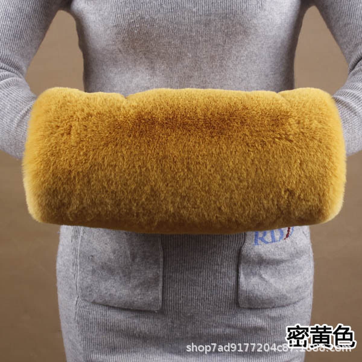 Осенне-зимняя Имитация меха кролика рекс мех грелка для рук утепление сокровищ чехол для рук теплые аксессуары плюшевые...