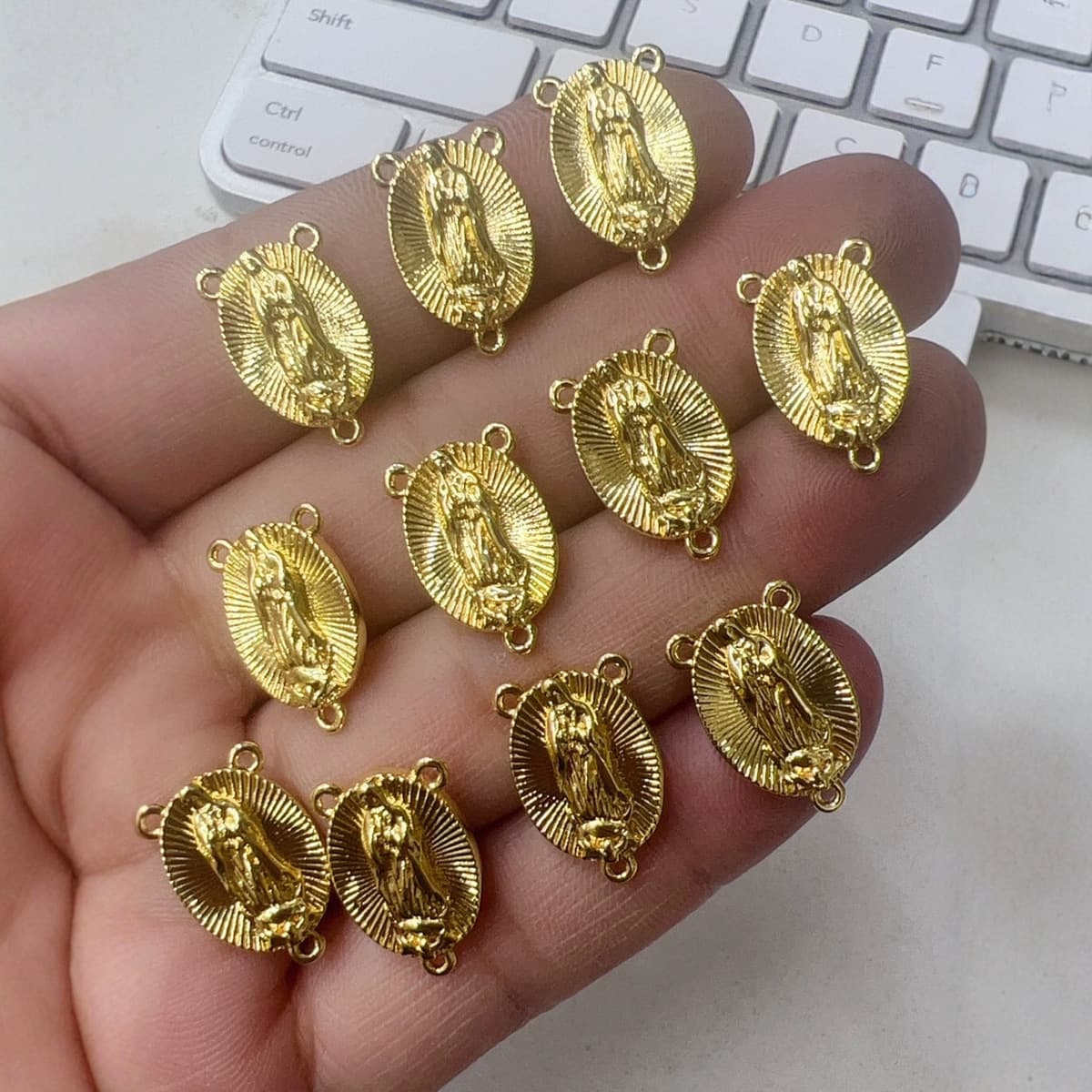 Религиозный кулон Девы Гваделупской, Иисуса, Святого Иуды, аксессуары для ожерелья, DIY бусины, цепочки, аксессуары
