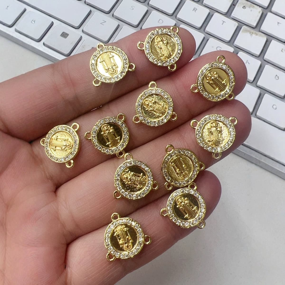 Религиозный кулон Девы Гваделупской, Иисуса, Святого Иуды, аксессуары для ожерелья, DIY бусины, цепочки, аксессуары