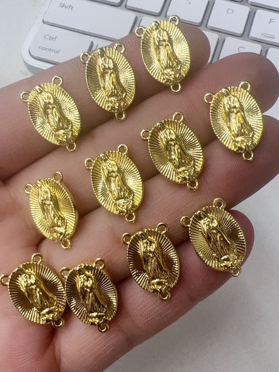 Религиозный кулон Девы Гваделупской, Иисуса, Святого Иуды, аксессуары для ожерелья, DIY бусины, цепочки, аксессуары