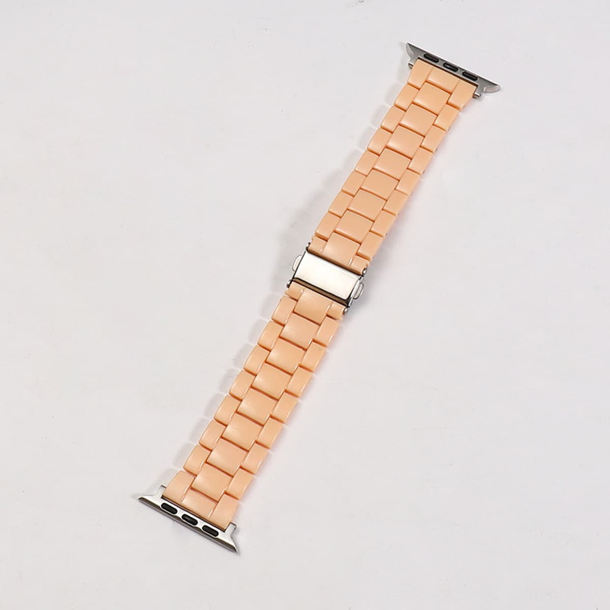 Подходит для ремешка для умных часов Apple 1-8 поколения Candy Color Resin Акриловый прозрачный радужный ремешок Прямой