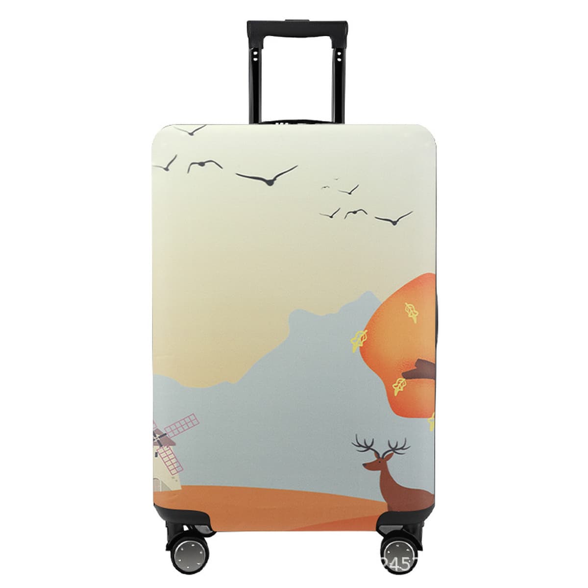 Утолщенный износостойкий эластичный чехол для чемодана на колесиках, защитный чехол для чемодана, 20/24/28/ 30inch...