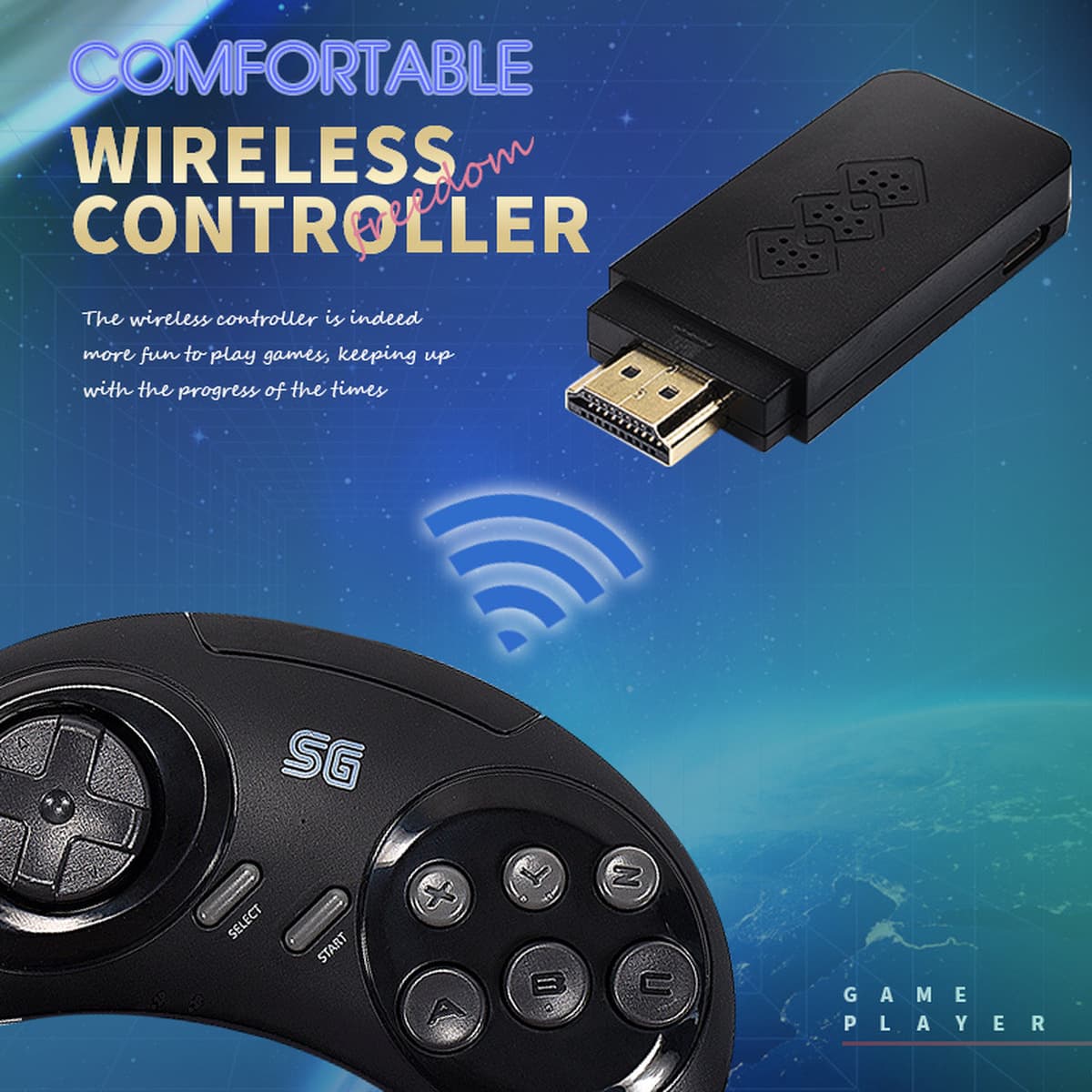 16 бит классический ретро MD Sega игровой автомат домашний HDMI HD TV игровой автомат беспроводной двойной игровой автомат