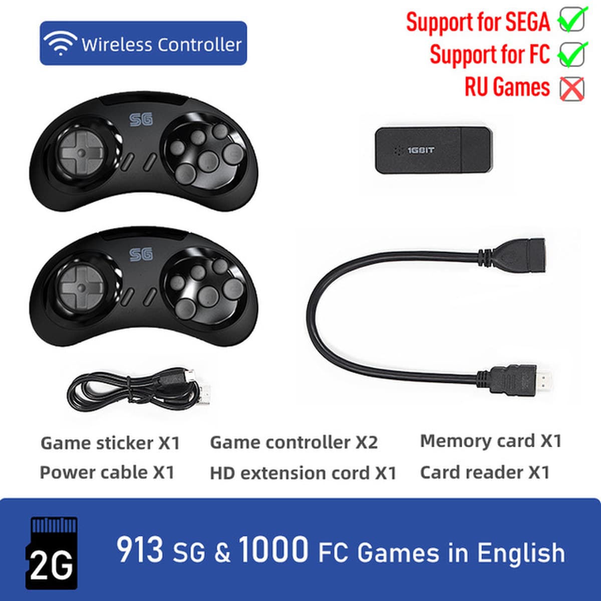 16 бит классический ретро MD Sega игровой автомат домашний HDMI HD TV игровой автомат беспроводной двойной игровой автомат