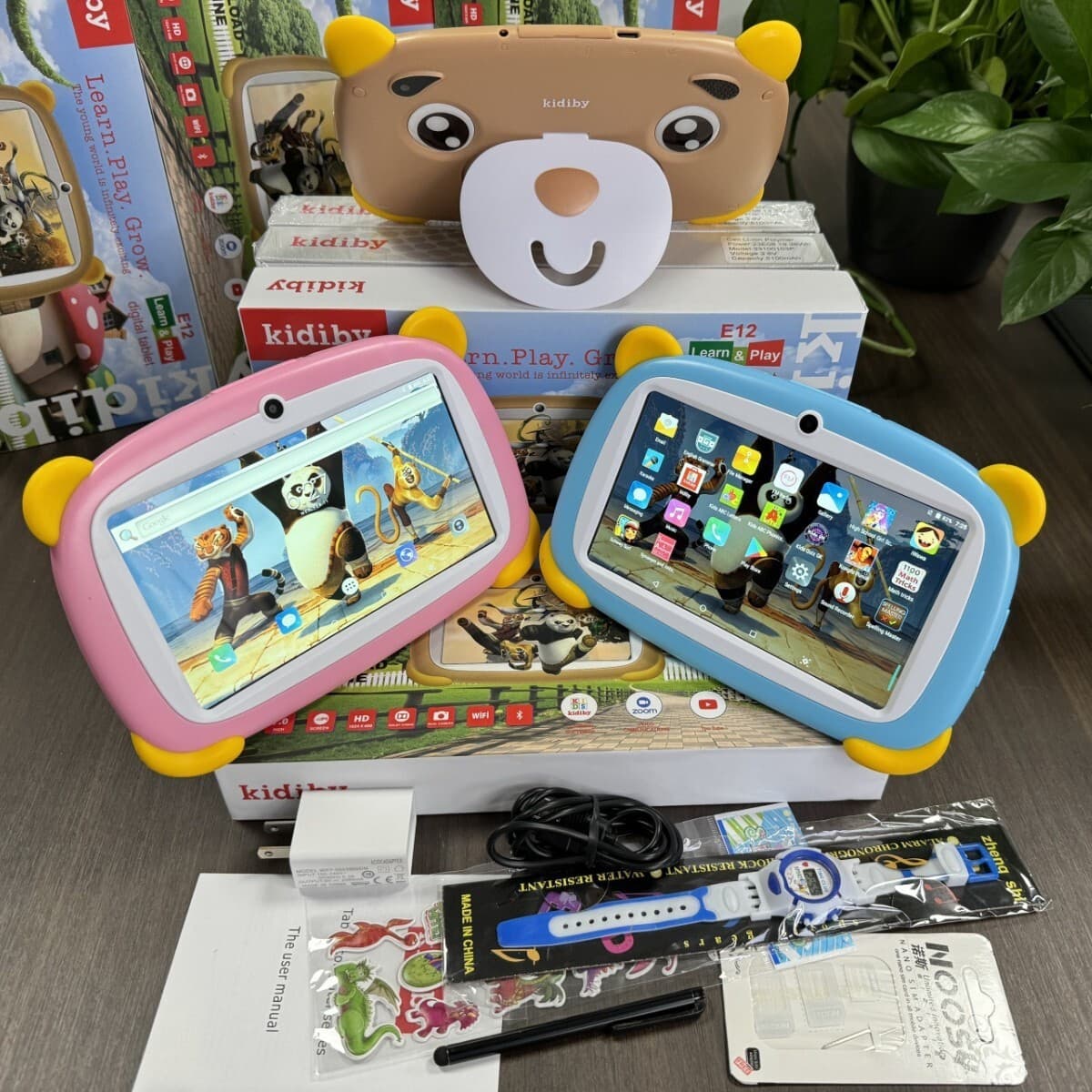 7-дюймовый детский планшет ноутбук с IWAWA Android 12 обучения интеллектуальный репетитивный производитель силы