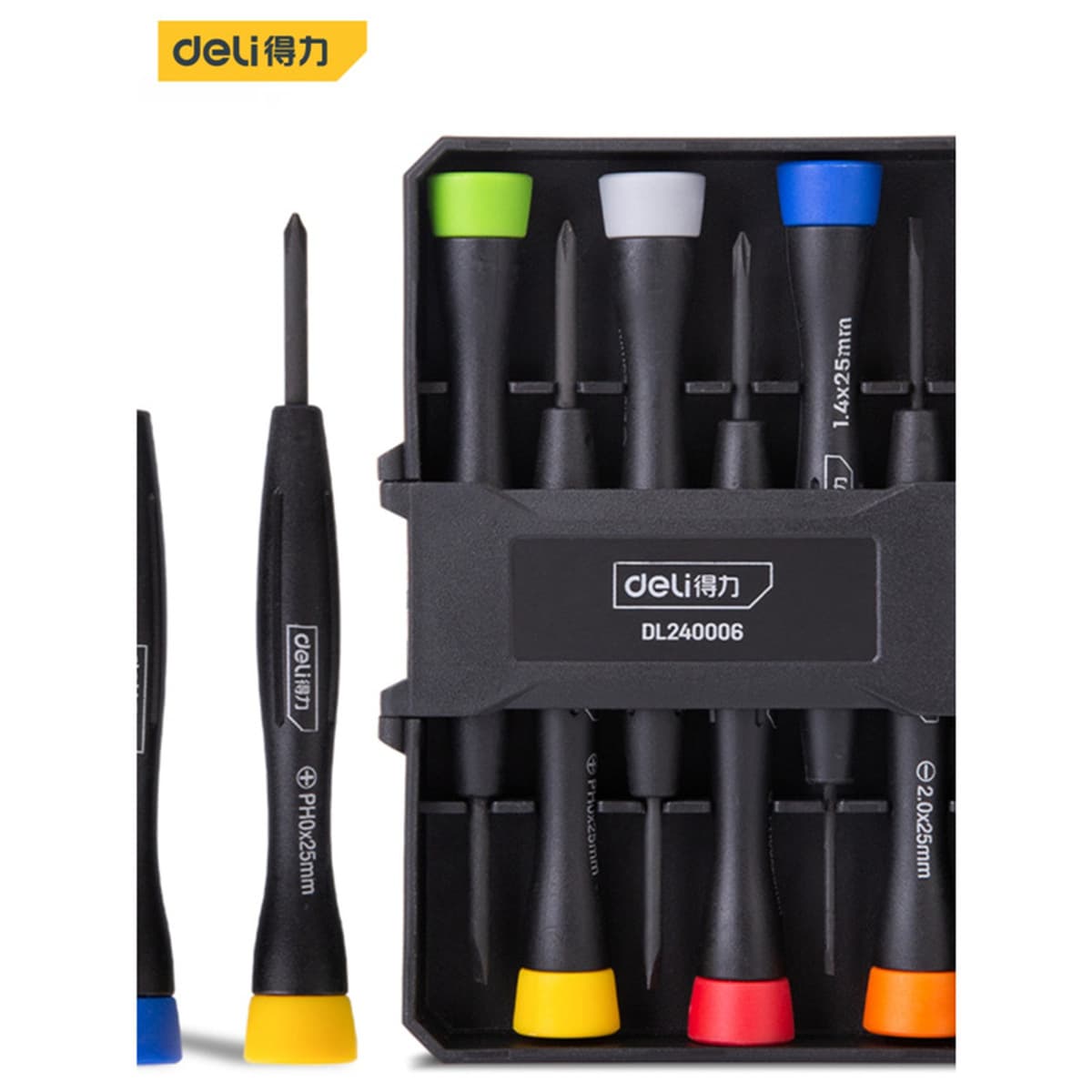 Мощные инструменты, 6 шт., радужные часы, маленькая прецизионная отвертка с пластиковой ручкой, ремонт компьютерных очков...