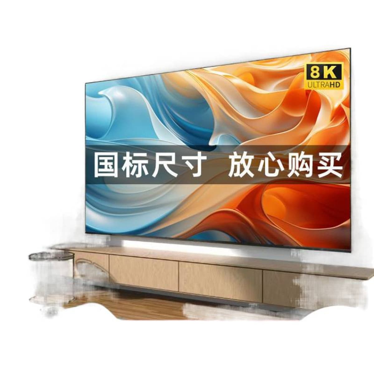 Новый телевизор без рамок 55/65/75/85/ 100inch ЖК-дисплей высокой четкости с интеллектуальной сетью и голосовым управлением,...