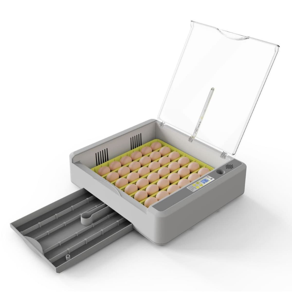 Трансграничный инкубатор с двойным дисплеем температуры и влажности, полностью автоматический инкубатор для куриных яиц с...