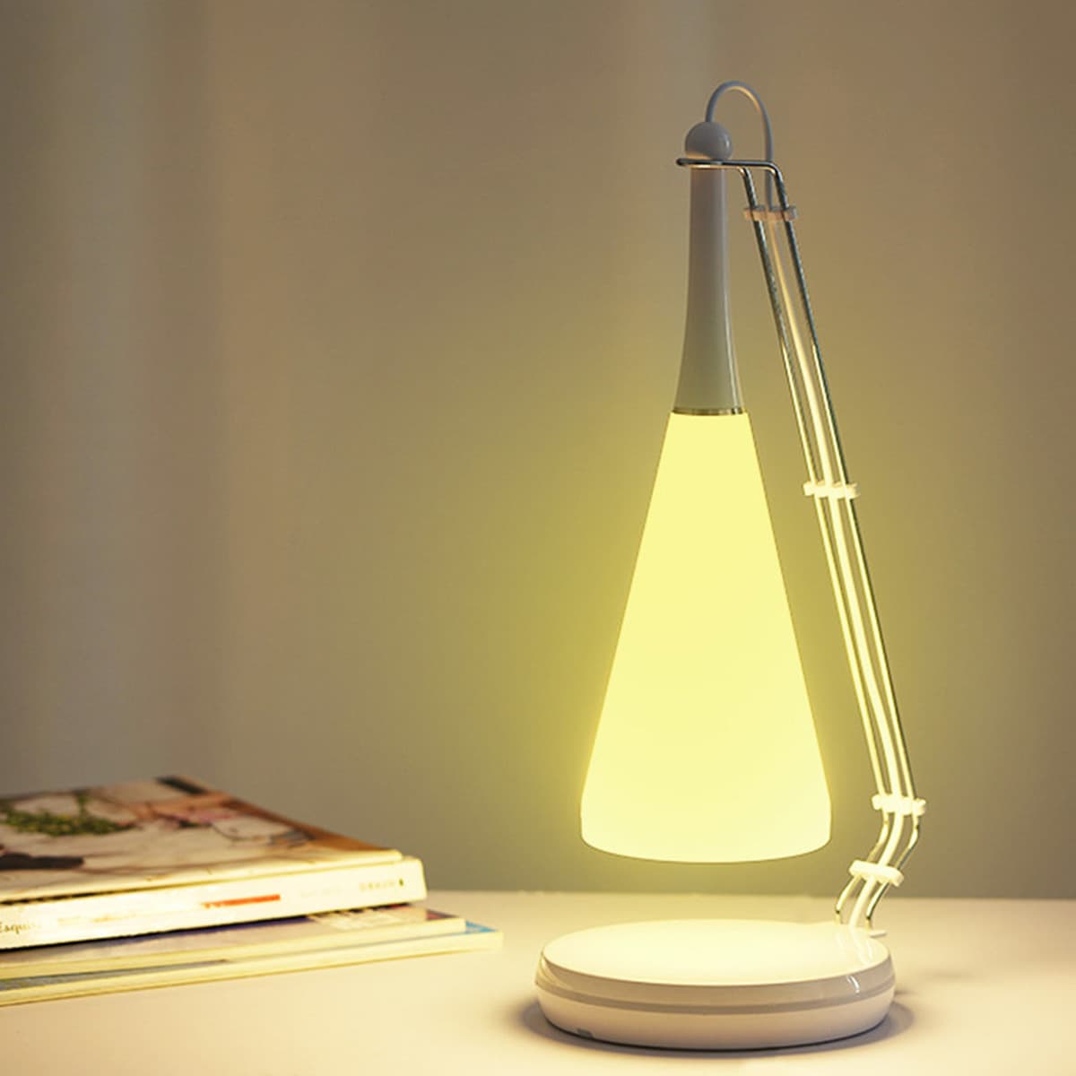 Новинка: креативный светодиодный ночник для умного дома с беспроводной Bluetooth-колонкой и защитой зрения, настольная лампа