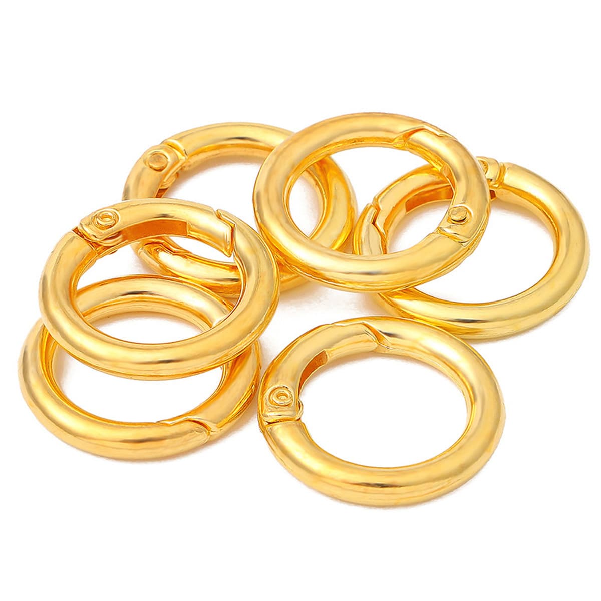 5 шт сплава открытая пружинная круглая застежка diy самодельный мобильный телефон цепи фитинги соединительный брелок материал