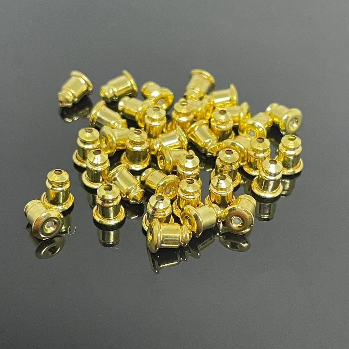 Медная пуля металлические беруши DIY ювелирные аксессуары антиаллергическое сохранение цвета Настоящее золото гальванические...