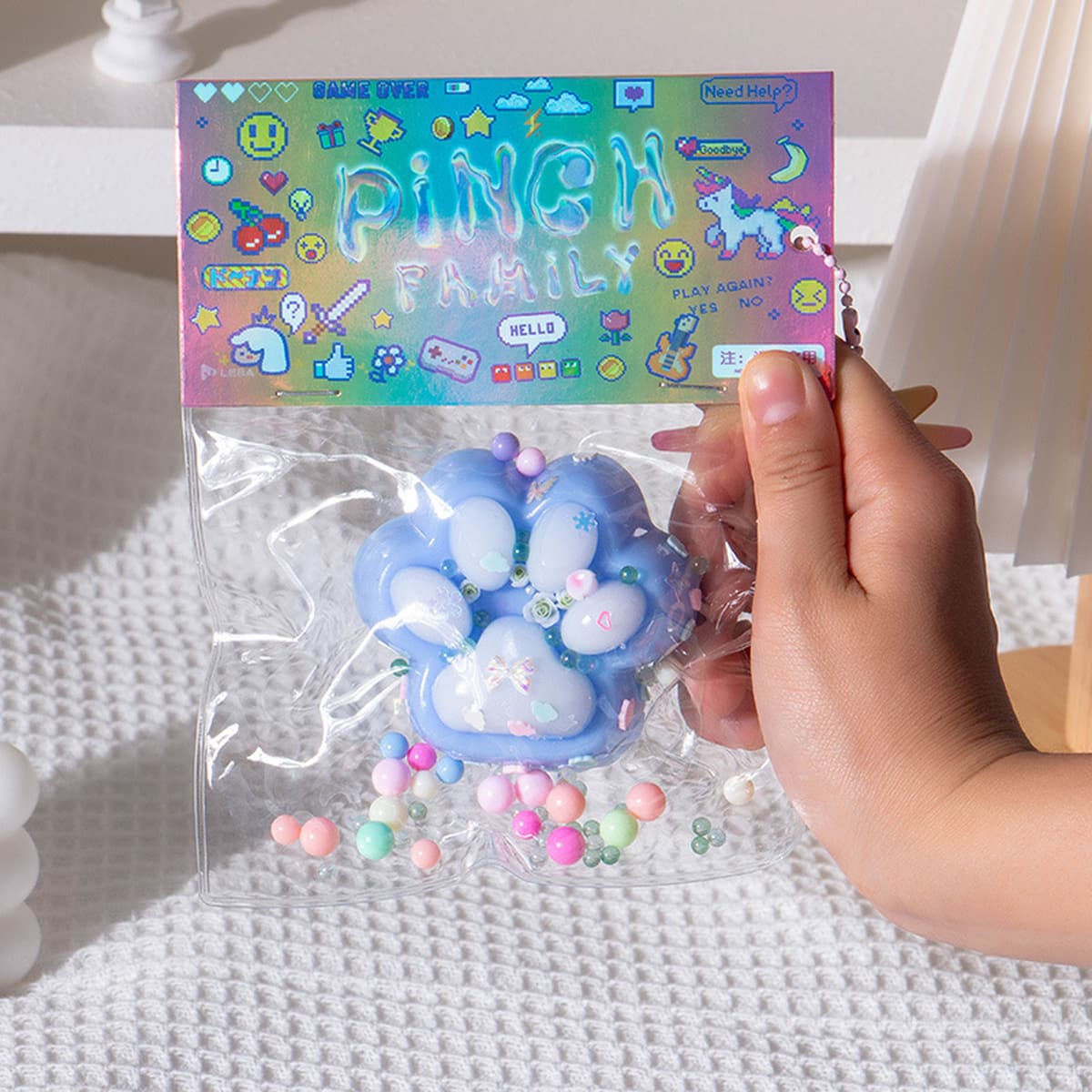 Популярная высоко выглядящая музыка с кошачьими когтями Douyin и грязь, чтобы декомпрессировать высококачественные игрушки...