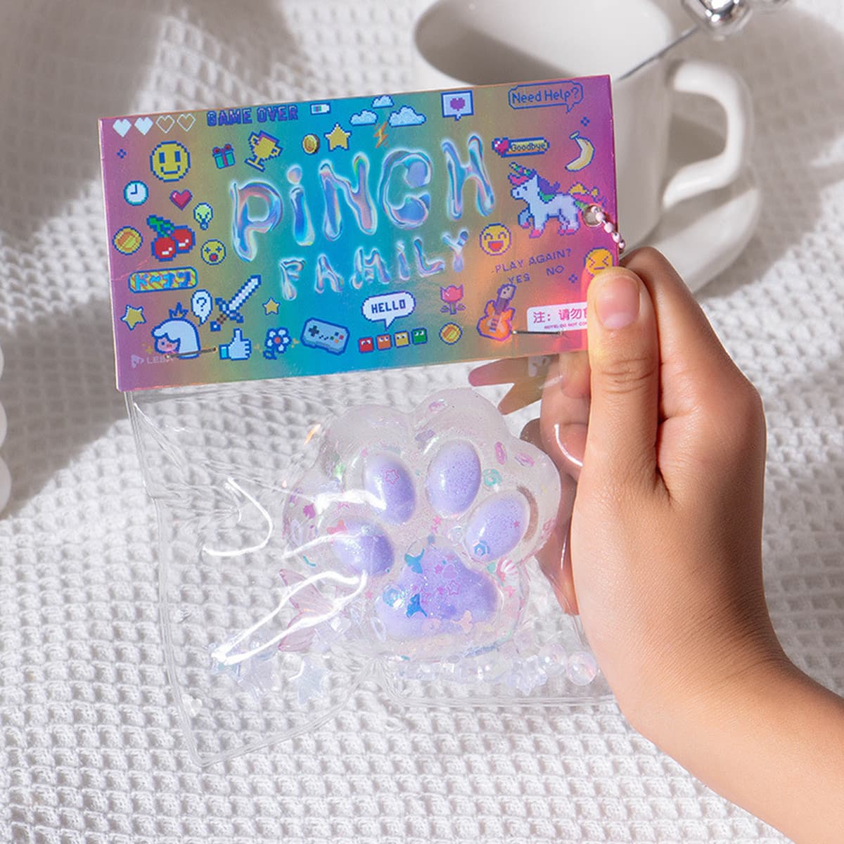 Популярная высоко выглядящая музыка с кошачьими когтями Douyin и грязь, чтобы декомпрессировать высококачественные игрушки...