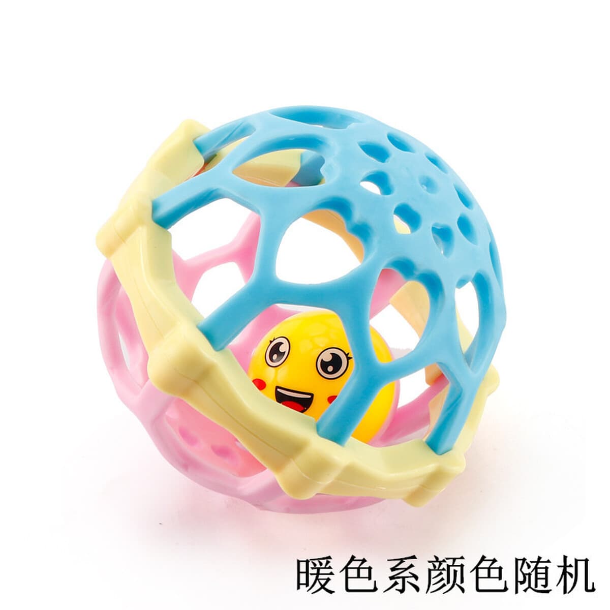 Детская игрушка с отверстием для рук может укусить погремушку От 0 до 1 года развивающий мягкий резиновый мяч для раннего...