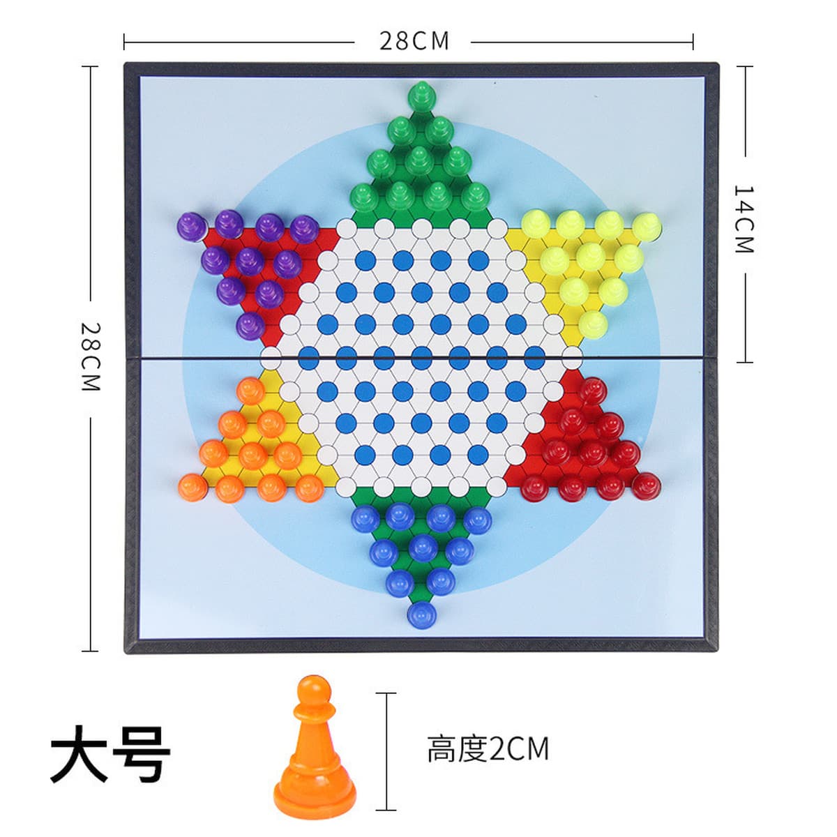 Магнитные шашки Детский взрослый большой родительский и детский игровой джемпер Портативная складная доска Развивающие...