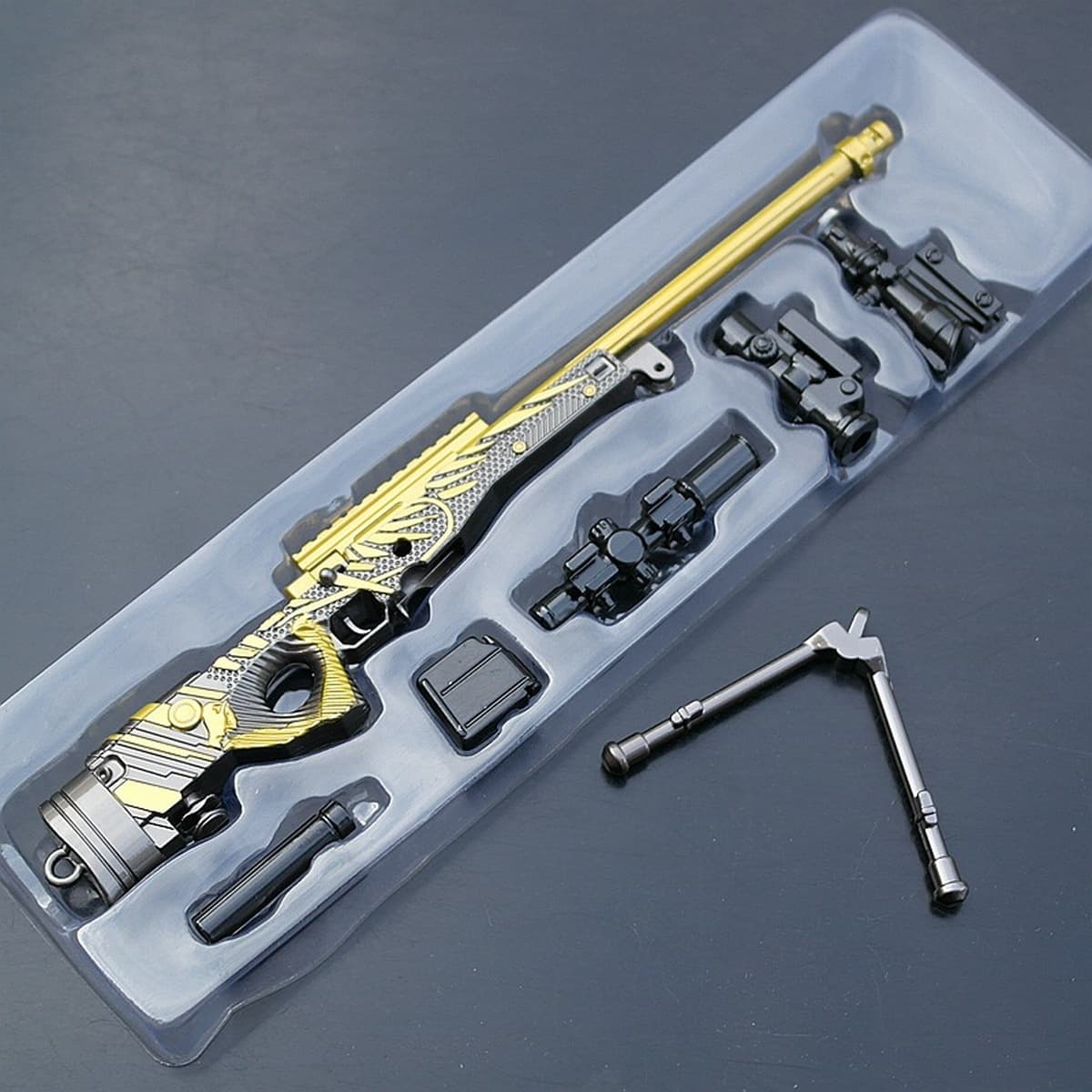 Побег Иисуса и мирное оружие боя M24 AKM M416 98K AWM модель пистолета кожа брелок