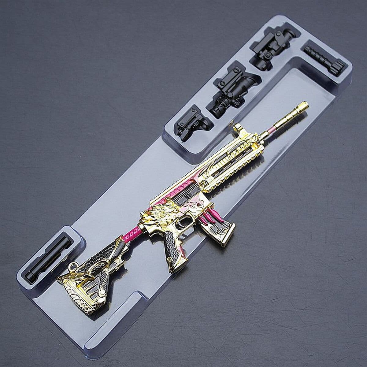 Побег Иисуса и мирное оружие боя M24 AKM M416 98K AWM модель пистолета кожа брелок