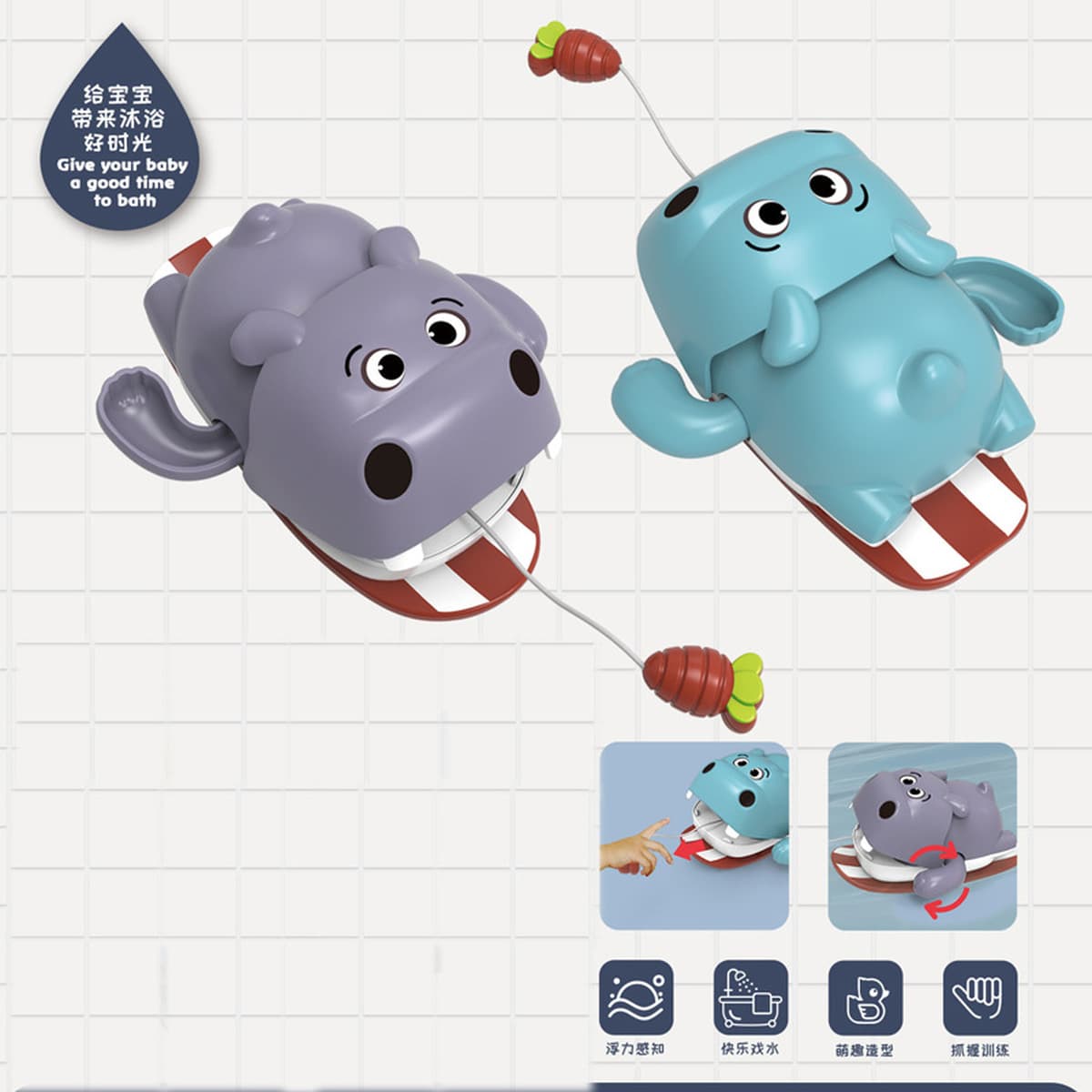 Детские игрушки для купания: плавающие и брызгающиеся черепашки, животные, уточки для мальчиков и девочек, для ванной, с...