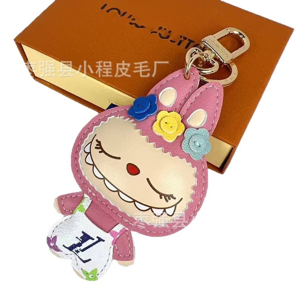 Популярная подвеска Labubu Labubu, кукла-мультяшная пара, брелок для телефона, подвеска для сумки, металлический подарок