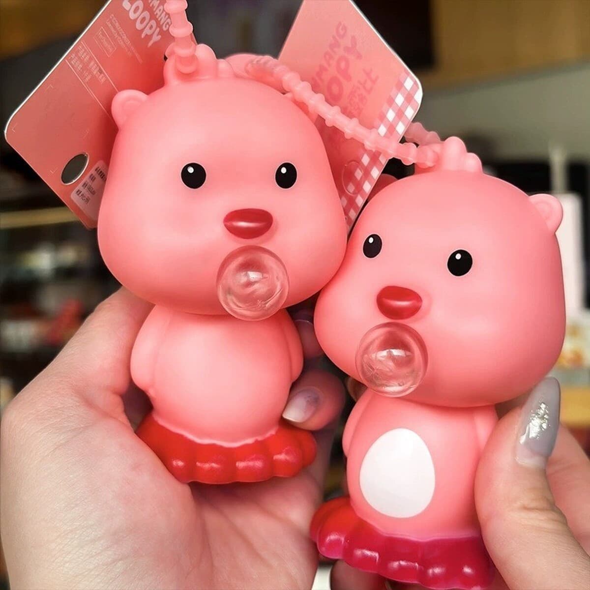 Милая игрушка-подвеска с рубиновым пузырем, подвеска в стиле интернет-знаменитостей, игрушка-кукла с медленным отскоком для...