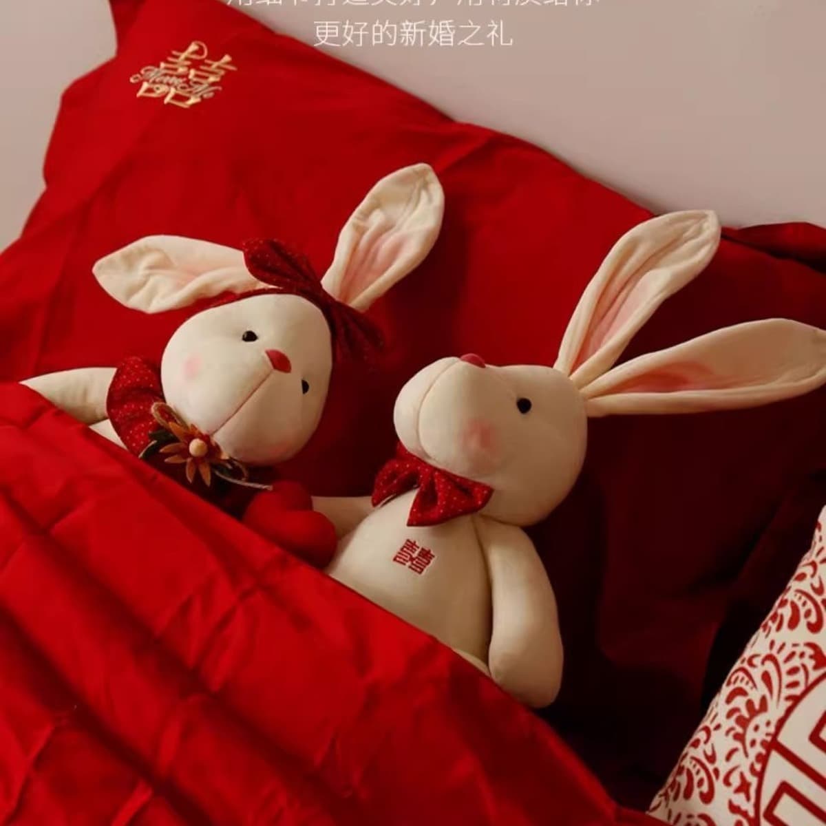 Пара свадебных кроликов подушка для новой свадьбы