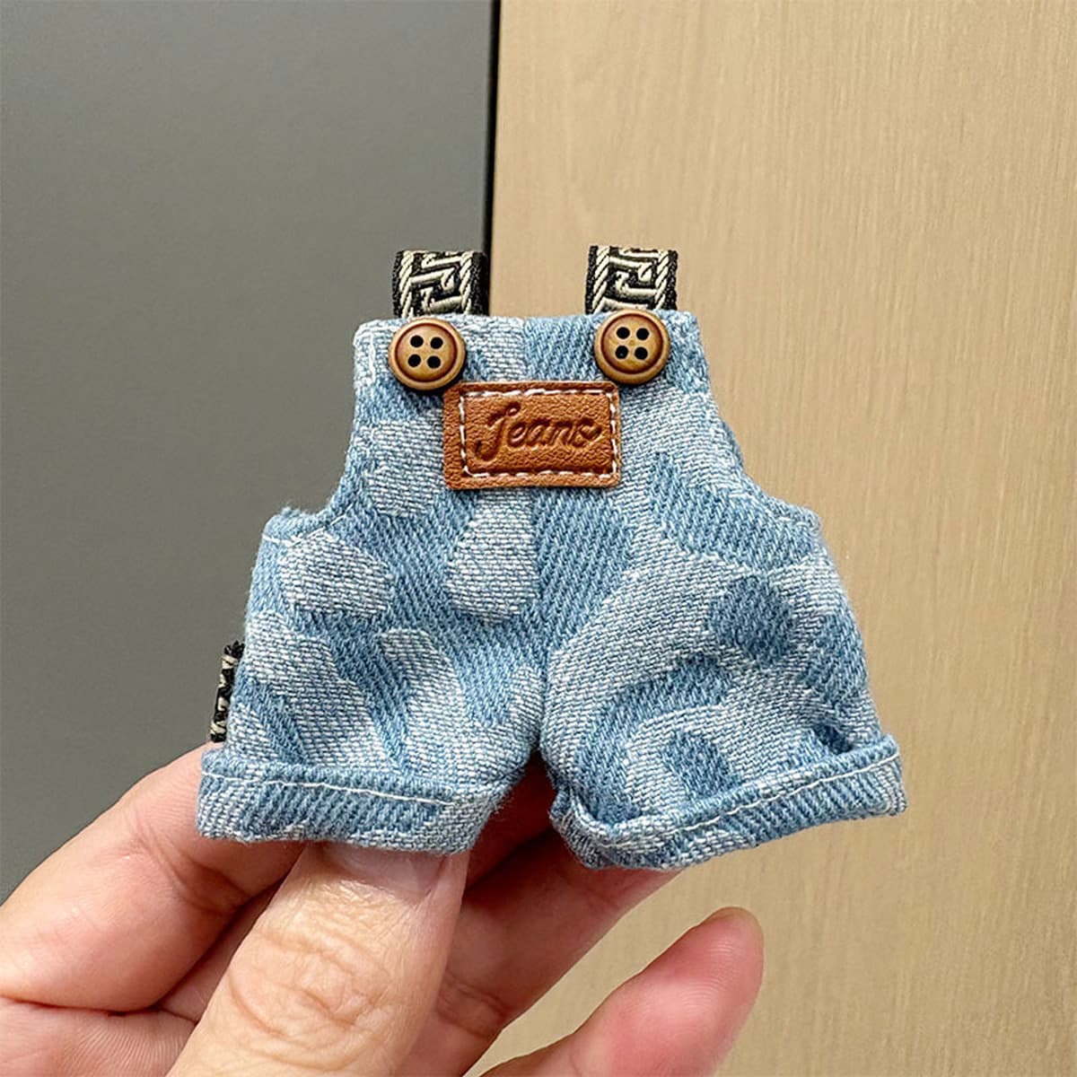 Милая мини-холщовая сумка, плюшевая кукла, клетчатая сумка, кукла West Highland, аксессуары для щенков, клетчатая юбка,...