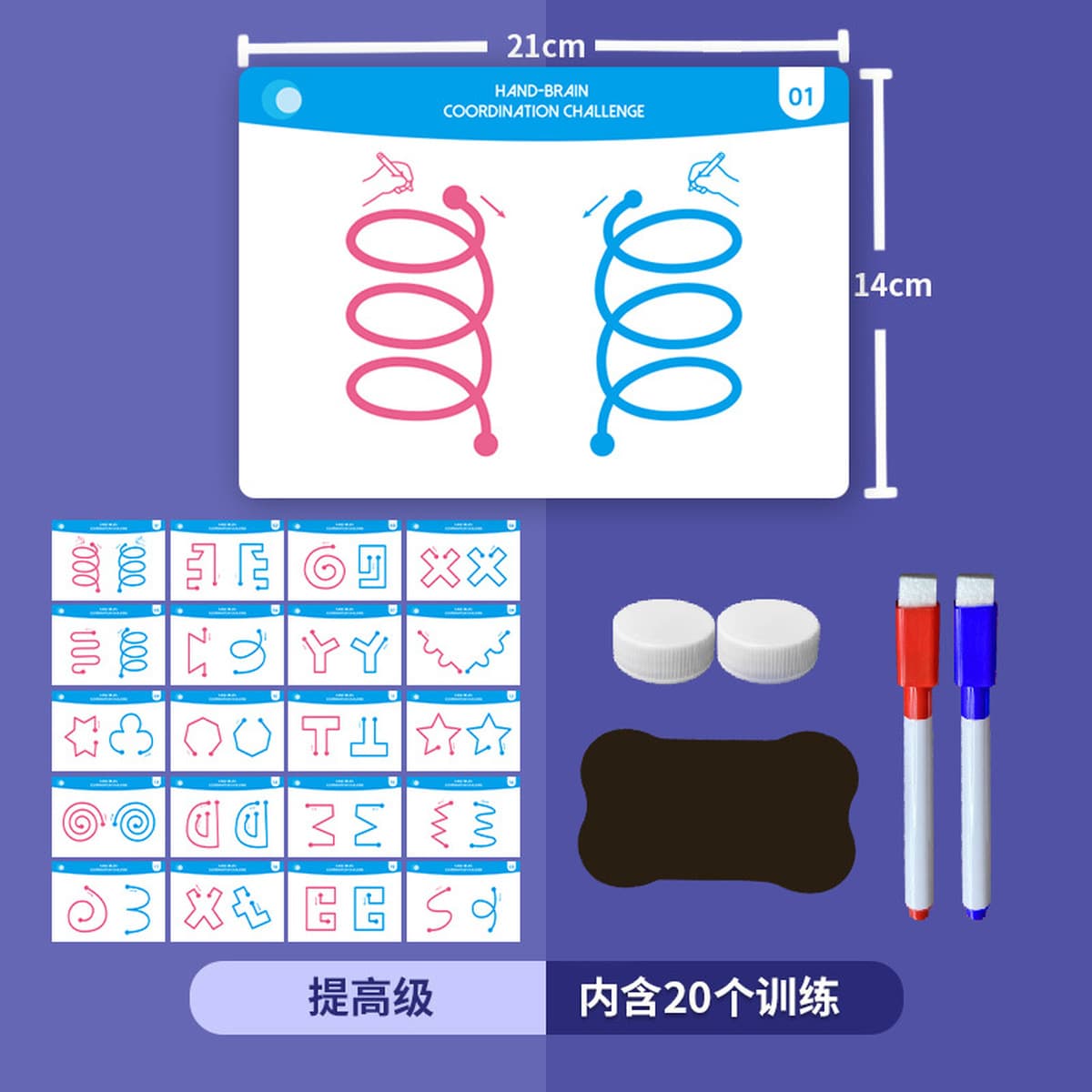 Развивающие игрушки для развития левого и правого мозга для маленьких детей, тренировка мышления всего мозга, концентрация,...