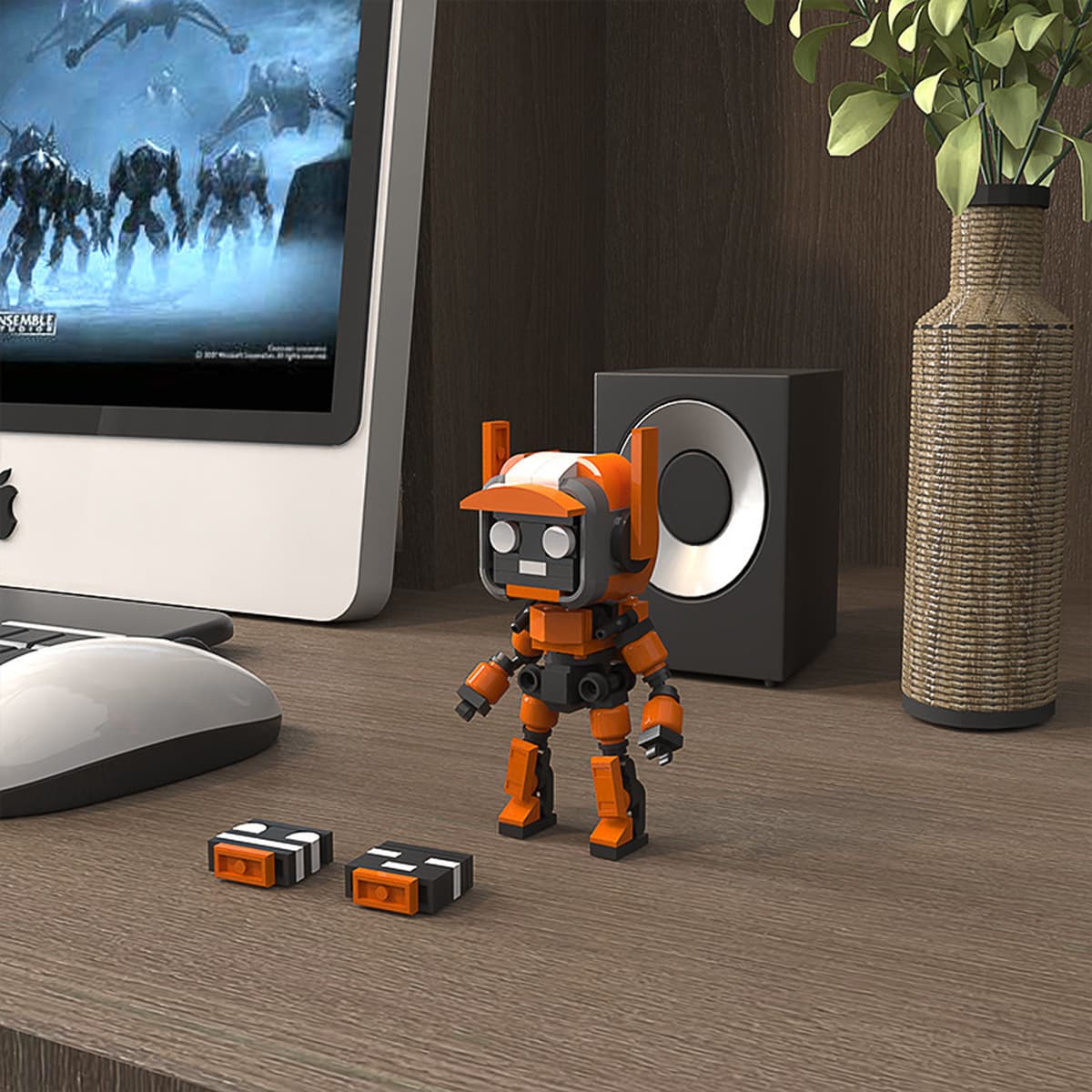 В наличии № 528 Креативный дизайн - Конструктор «Любовь, смерть и роботы», фигурки, детские игрушки для сборки из мелких...