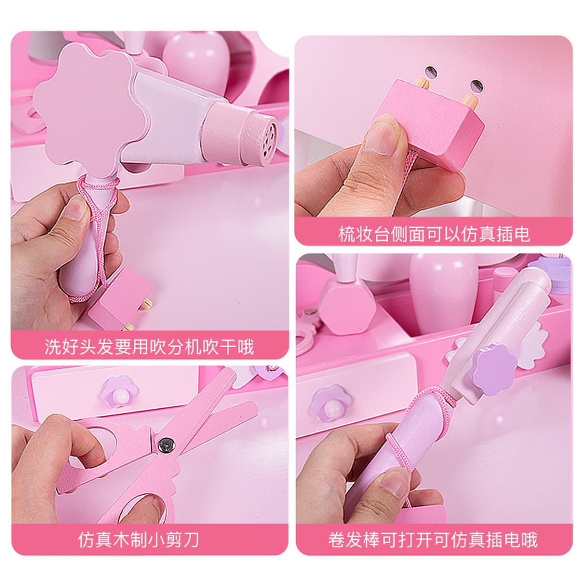 Детский туалетный столик косметичка для девочек От 3 до 9 лет 6 игрушек 7 девочек подарок на день рождения игровой домик...