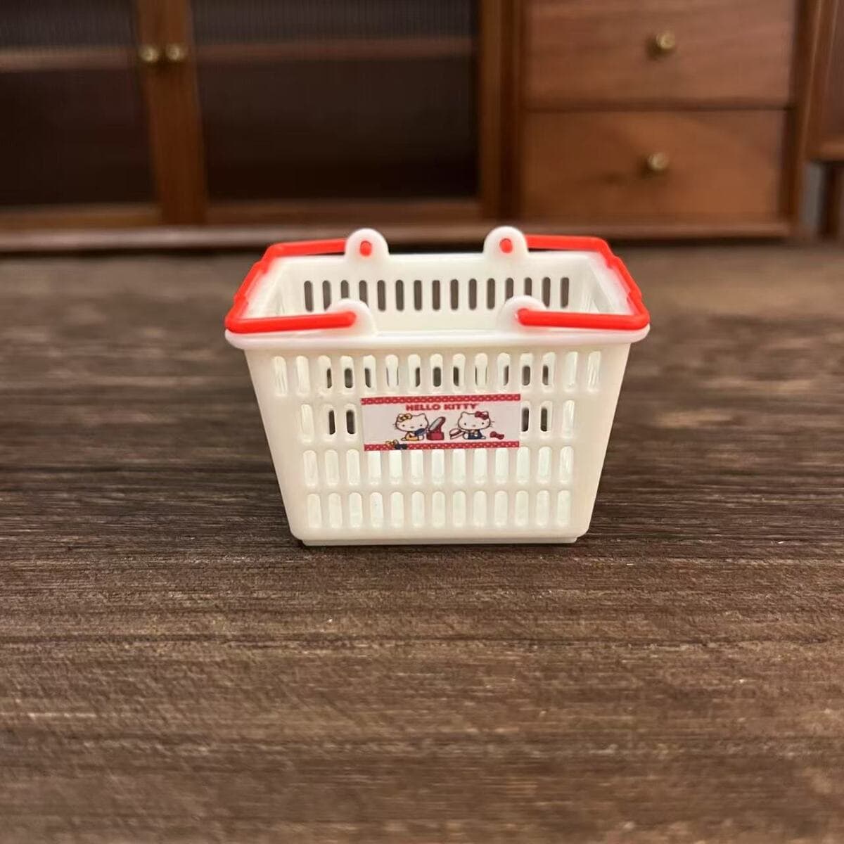 Микроминиатюрный кукольный домик мини-супермаркет корзина для покупок kt хранения корзины для домашних игрушек