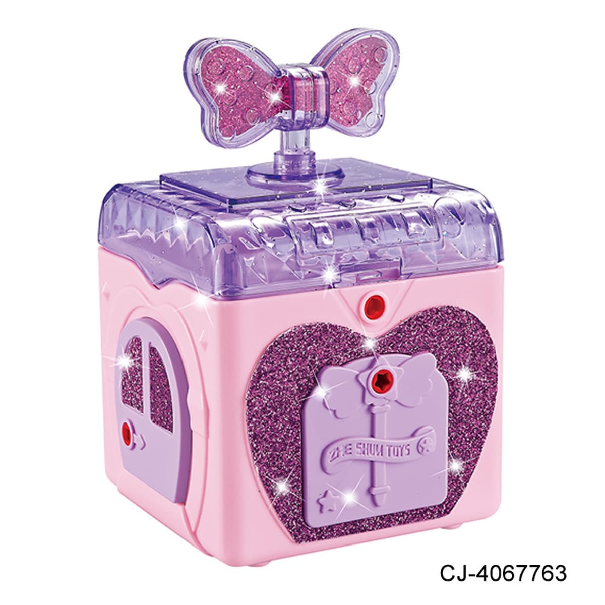 Детский сюрприз-сундучок для хранения украшений, мультяшный сундучок с ключом, креативные развивающие игрушки с возможностью...