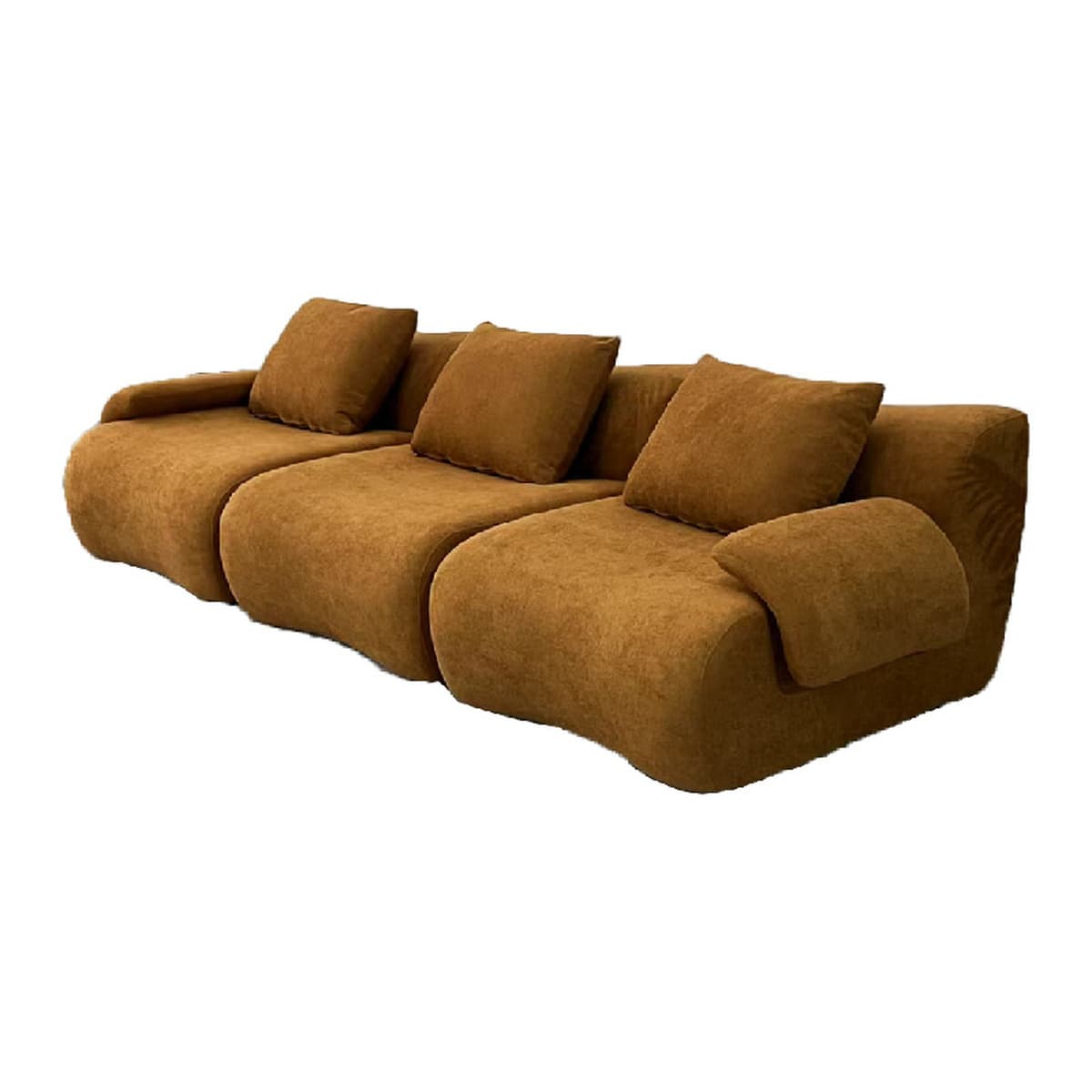 Компактный диван-кровать U-образной формы без каркаса от фабрики мебели Foshan для домашнего использования