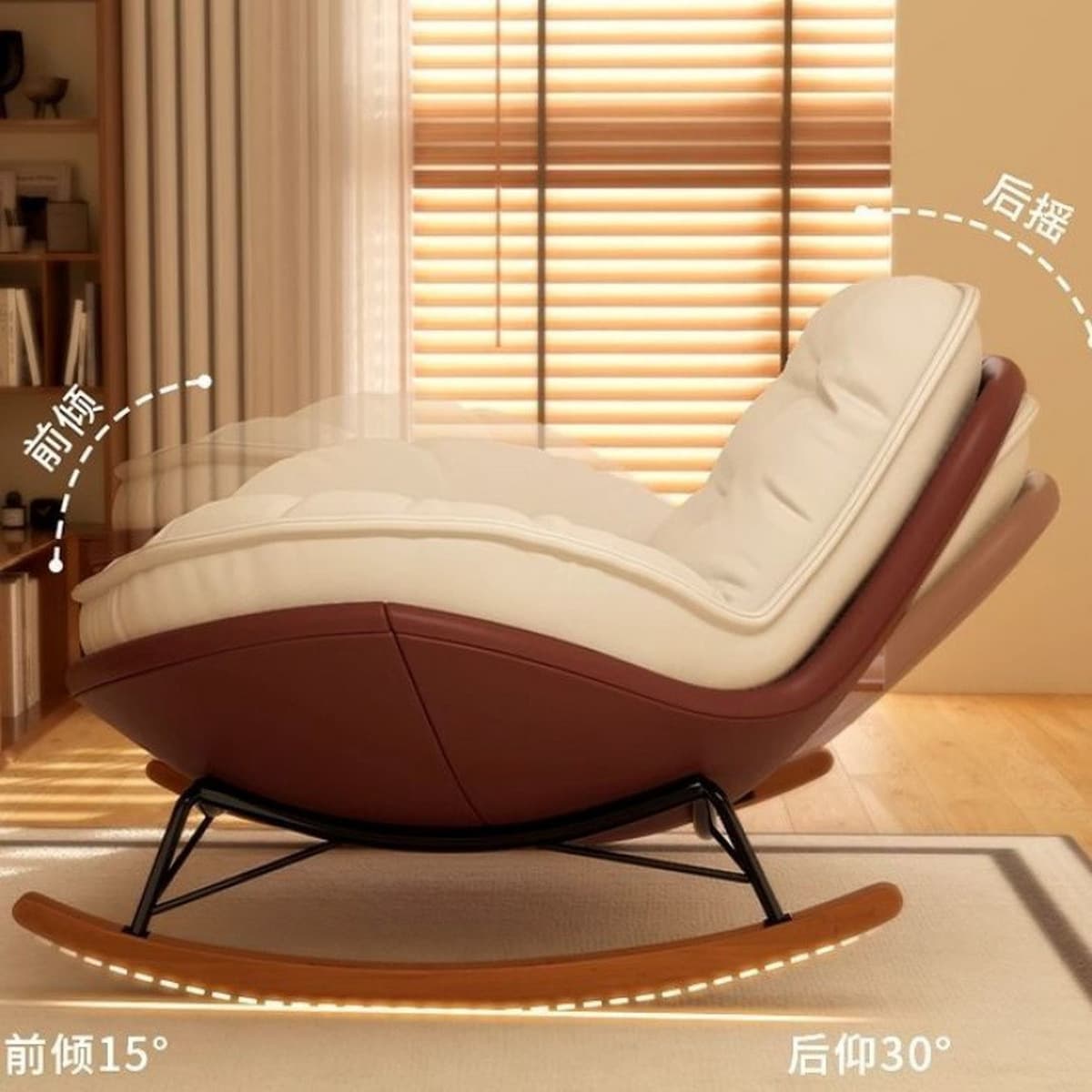 Кресло-качалка, ленивый диван, односпальное кресло-качалка, яичная скорлупа, гостиная, улитка, спальня, балкон, домашний...