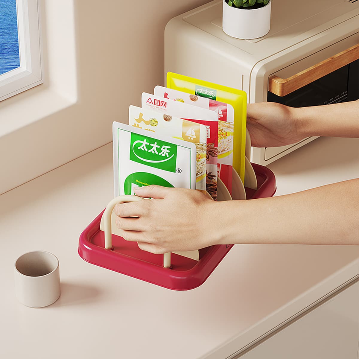 Съемная полка для хранения приправ Съемная полка для кухонных тарелок Регулируемая столешница Книжная полка оптом