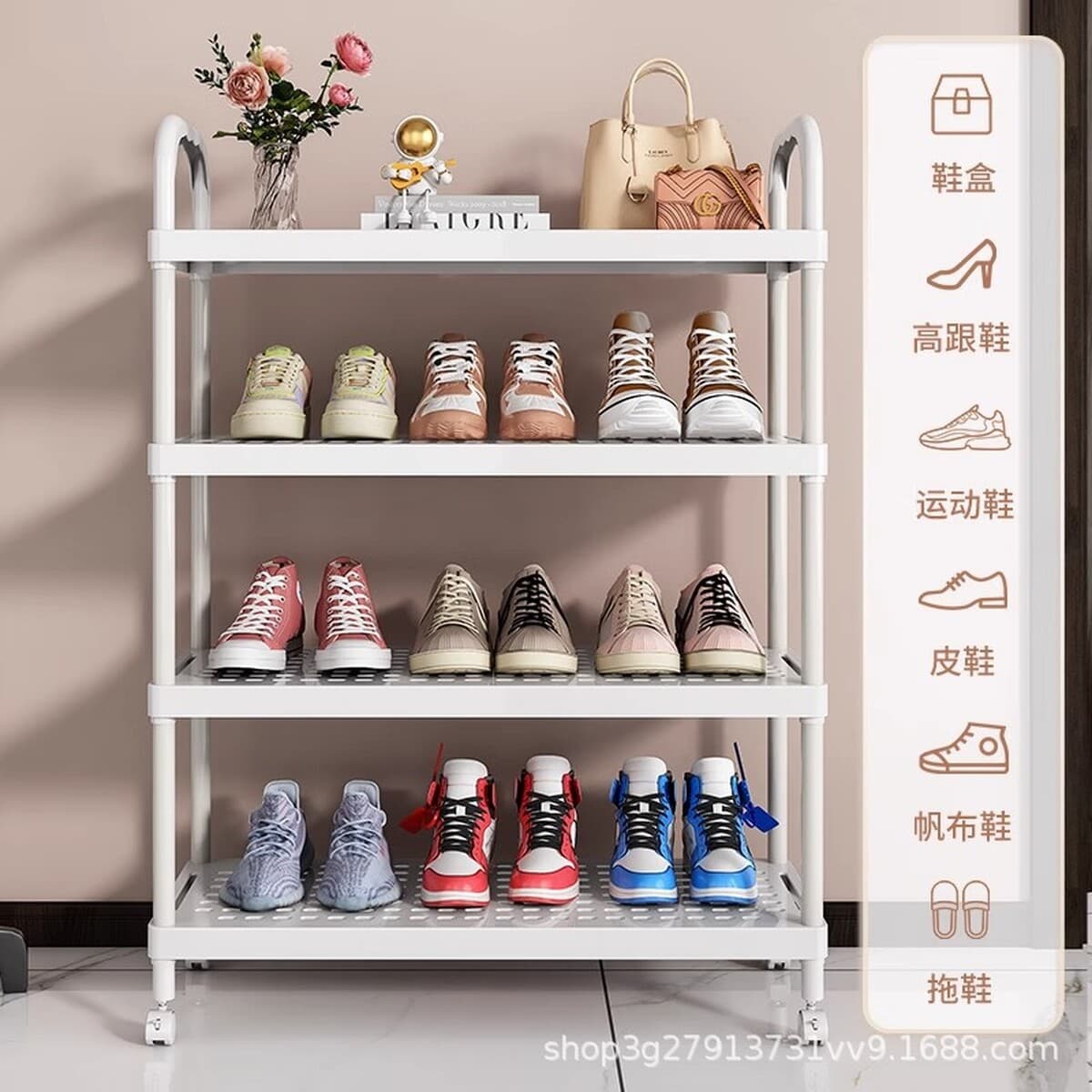 Новая стойка для обуви простой дверной проем многослойная сборка общежития