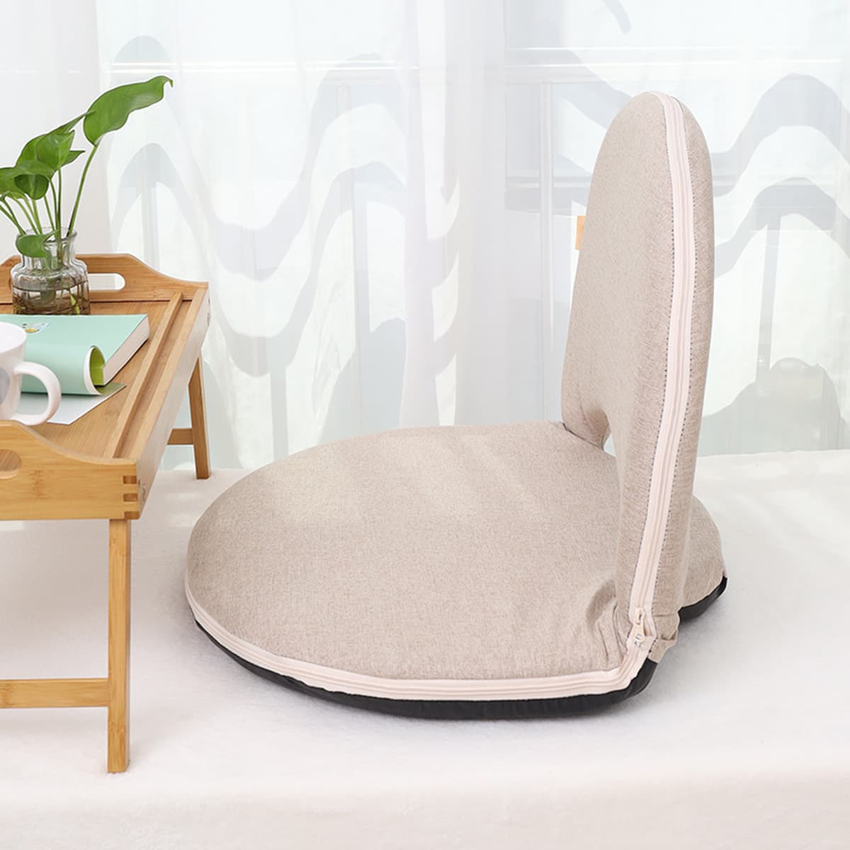 Овальный ленивый диван, татами, складной эркер, стул для отдыха, спальня, дом, общежитие, кровать, складной маленький диван