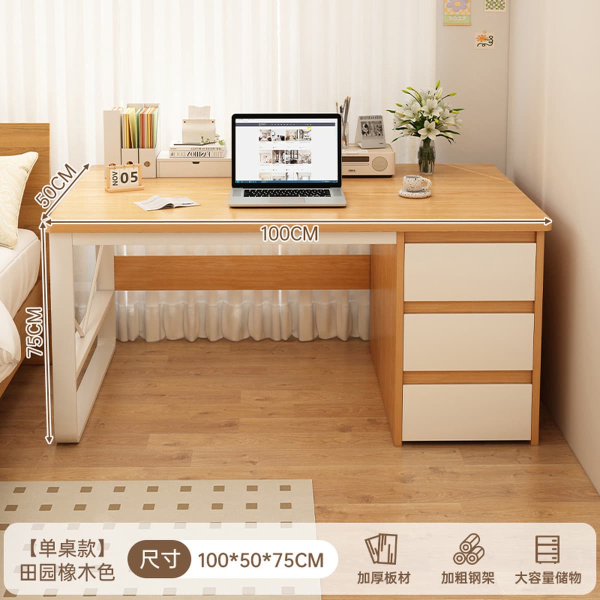 Компьютерный стол, игровой стол, стол для настольного компьютера, домашний стол для спальни, письменный стол для учебы,...