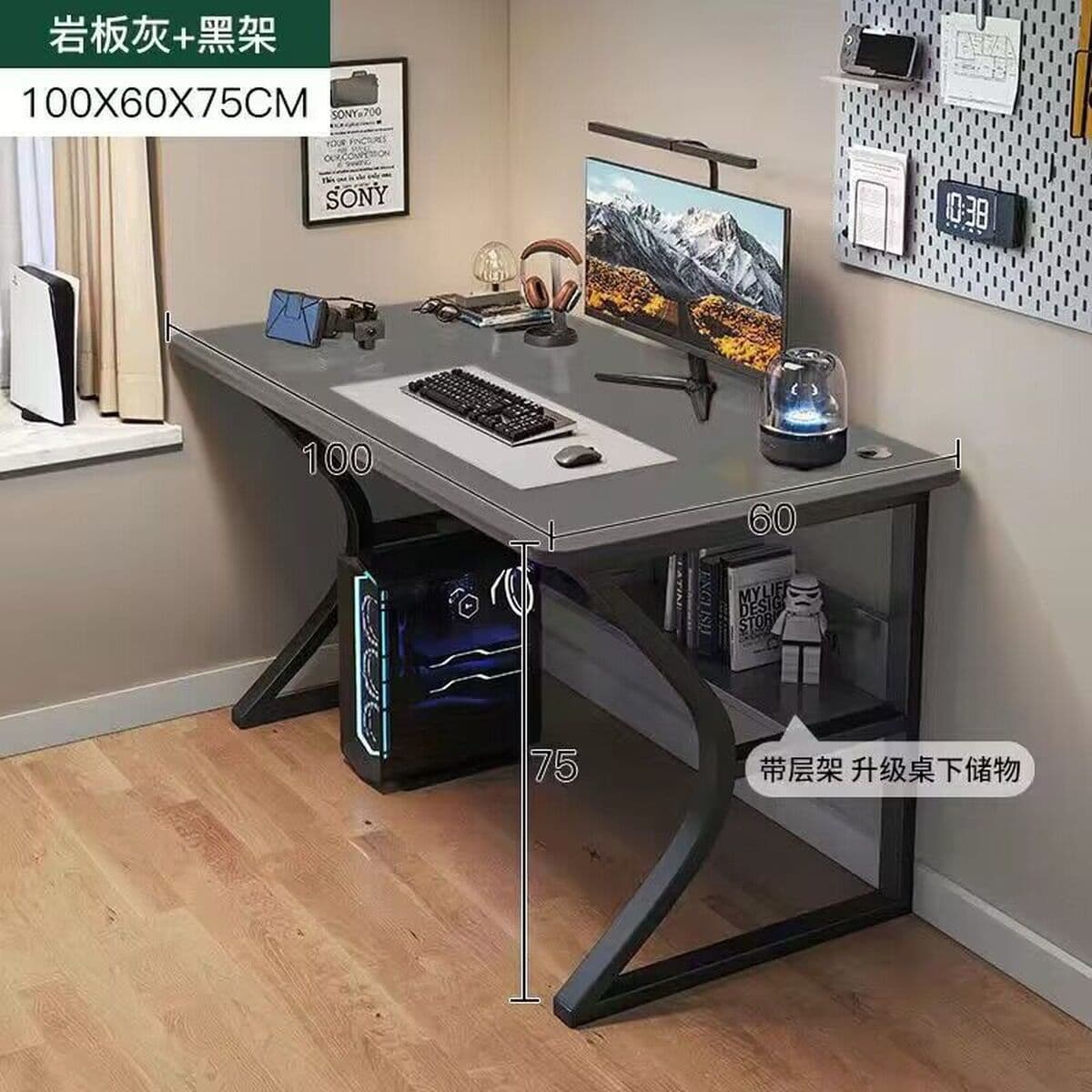 Компьютерный стол Настольный домашний E-спортивный стол и стул Спальня Простой стол Верстак Стол Студенческий учебный стол...